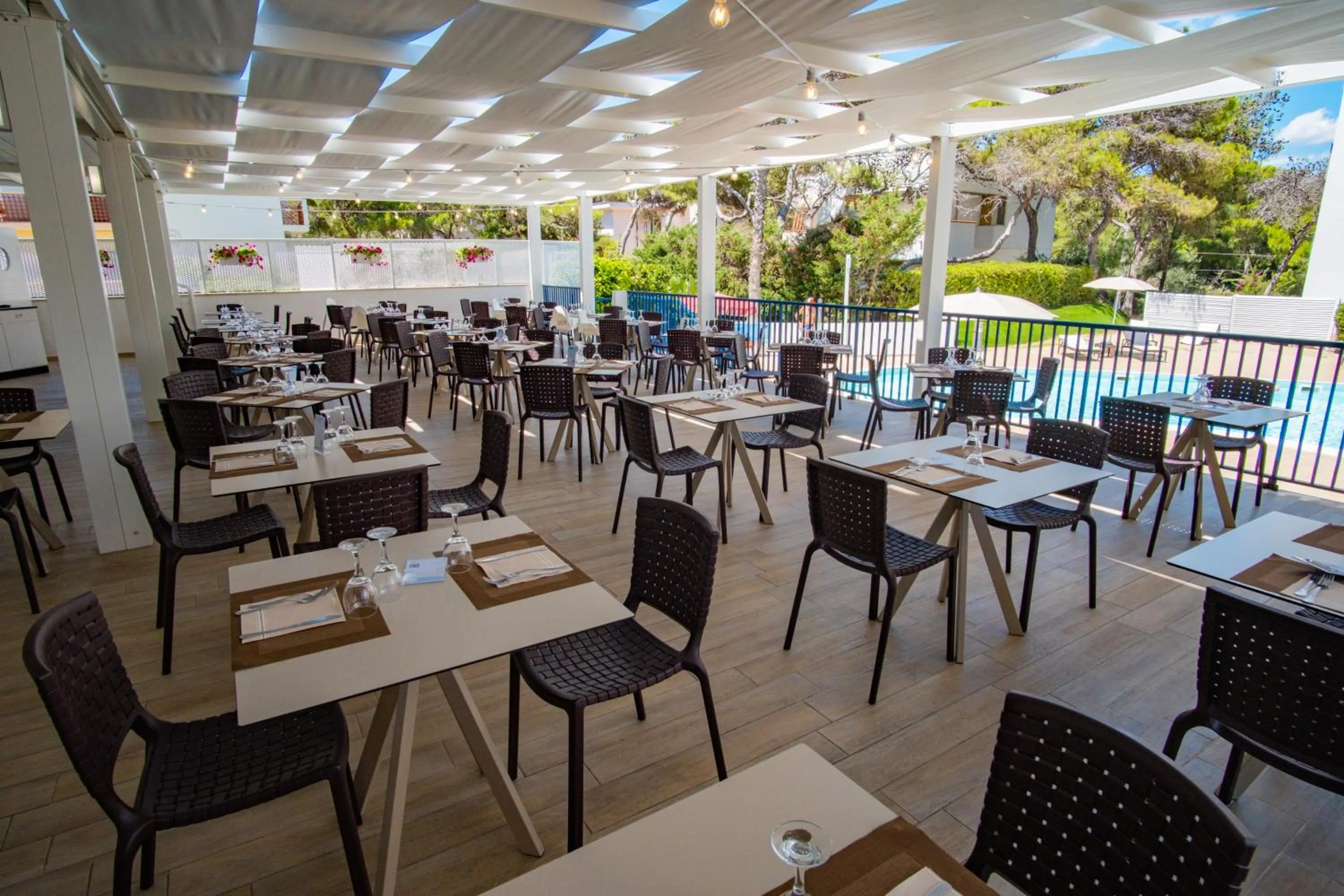 Restaurant/places to eat in Ticho's Greenblu Hotel