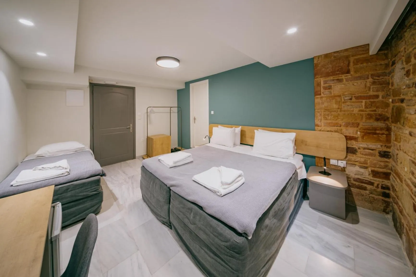 Bed in Chios City Inn