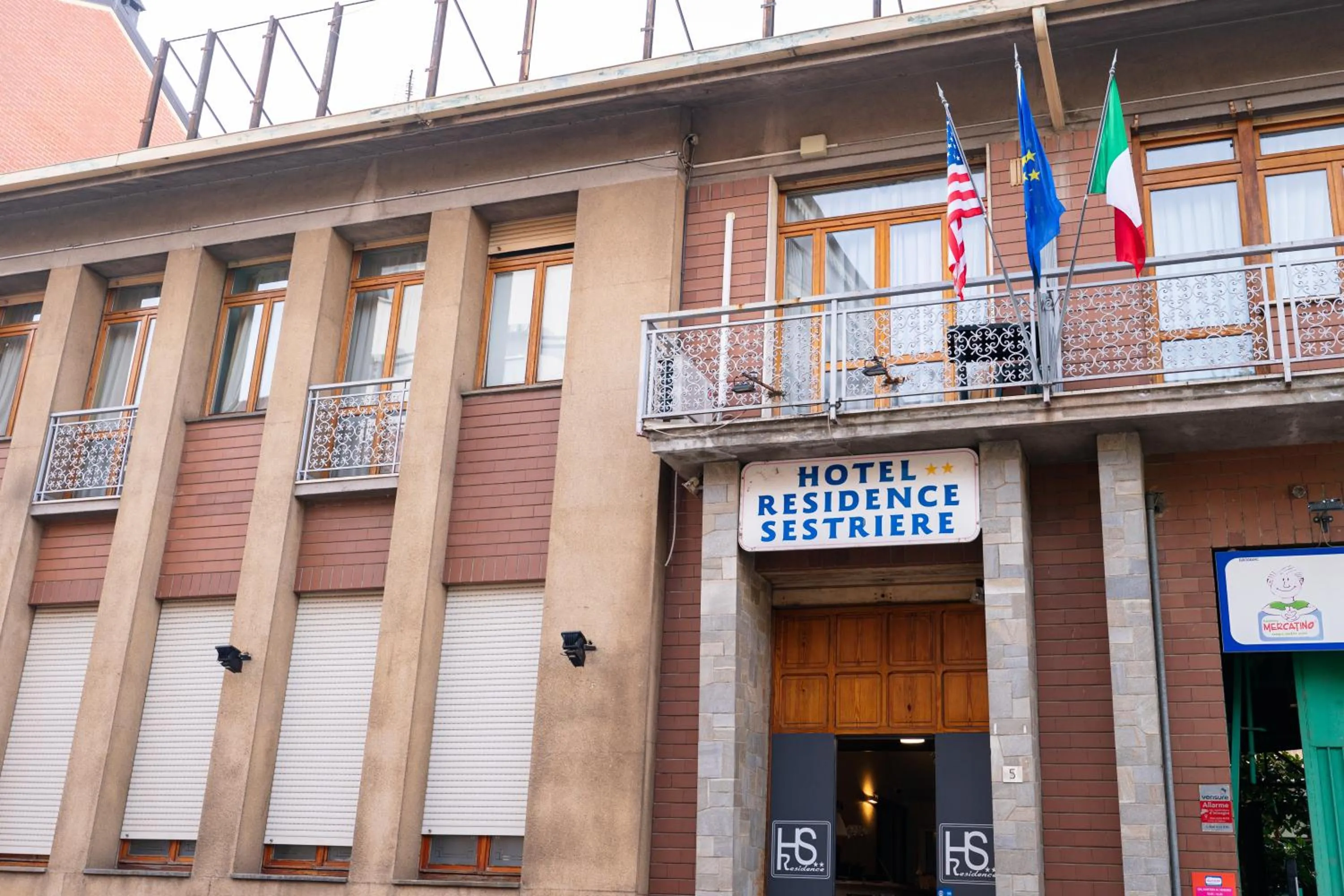 Facade/entrance in Hotel Residence Sestriere