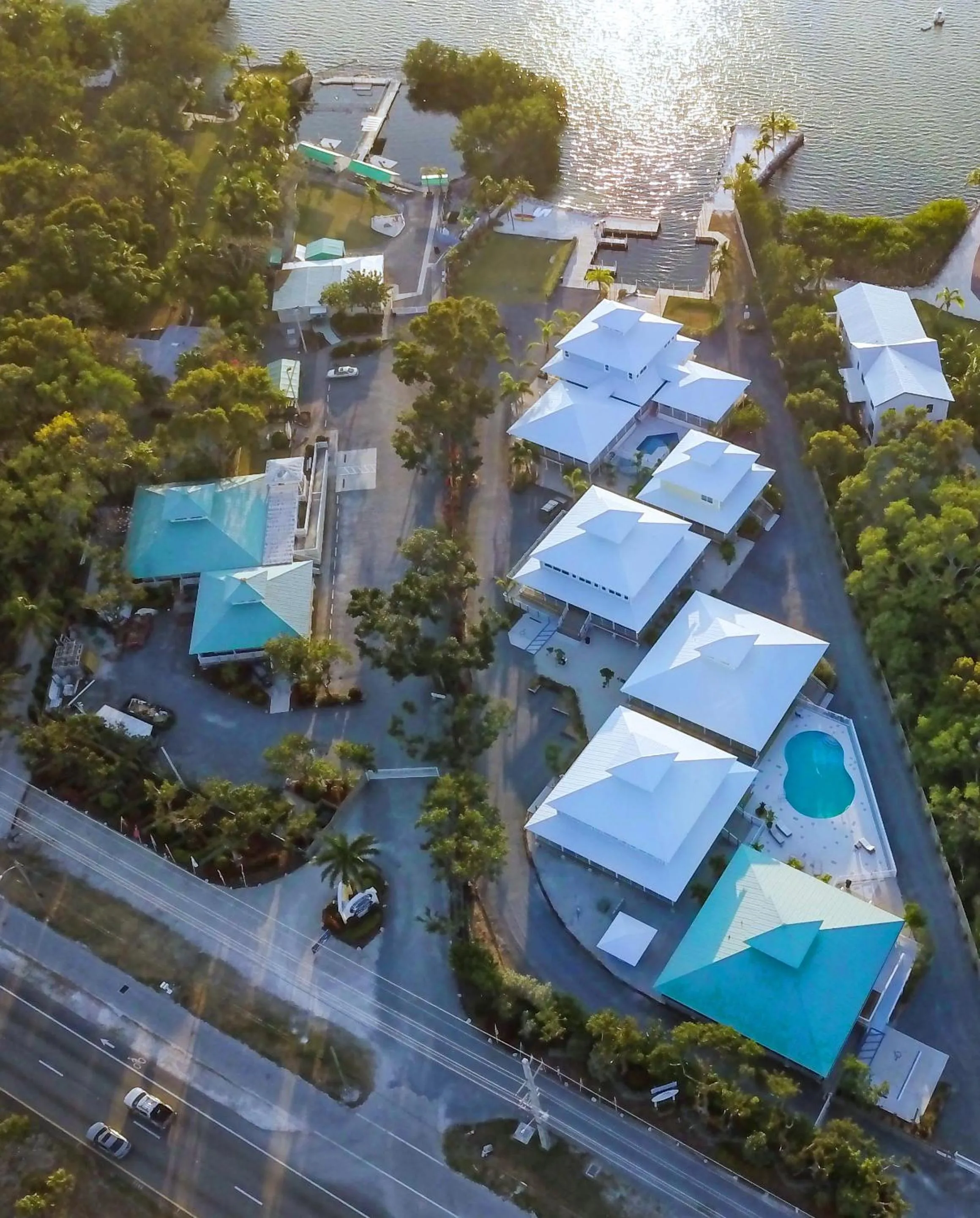 Bird's eye view in Dolphin Point Villas
