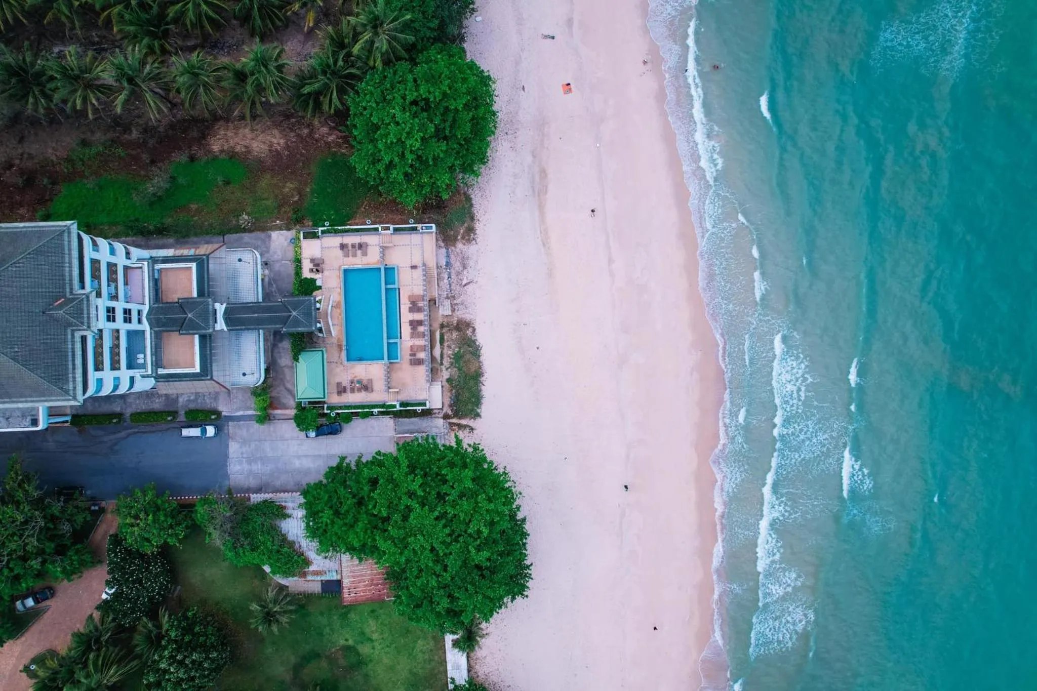 Bird's eye view in Khanom Golden Beach Hotel