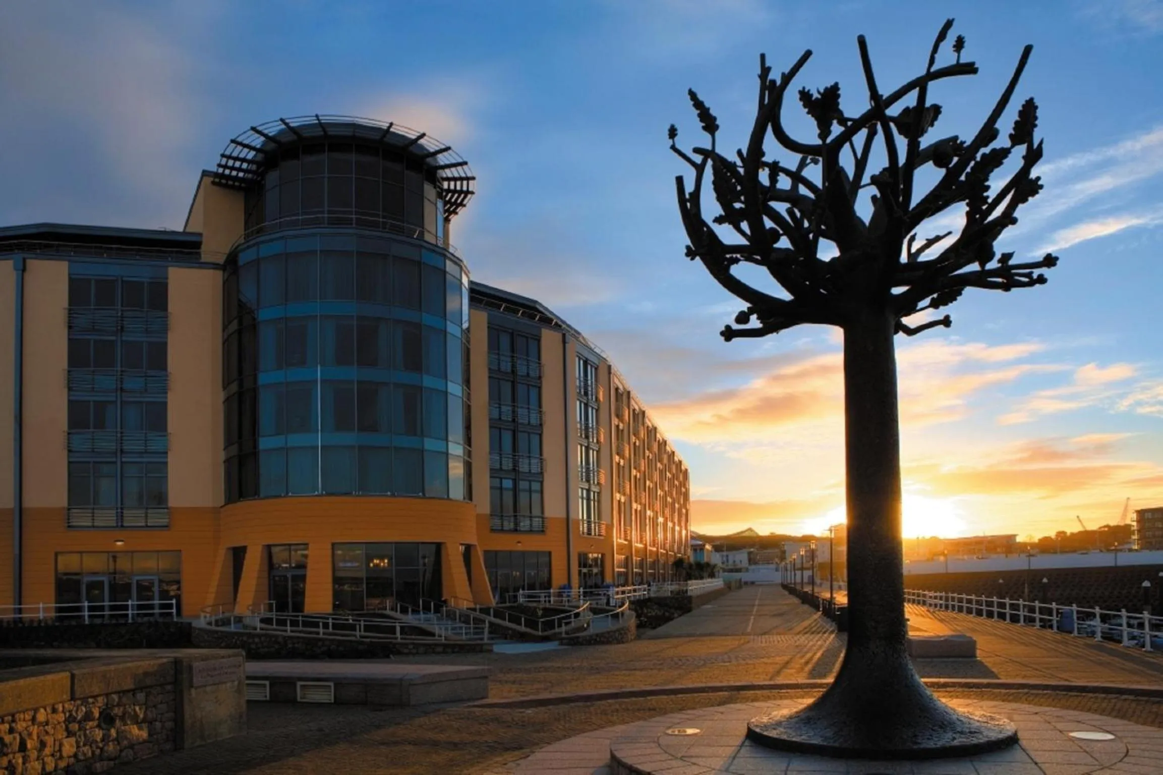 Facade/entrance in Radisson Blu Waterfront Hotel, Jersey