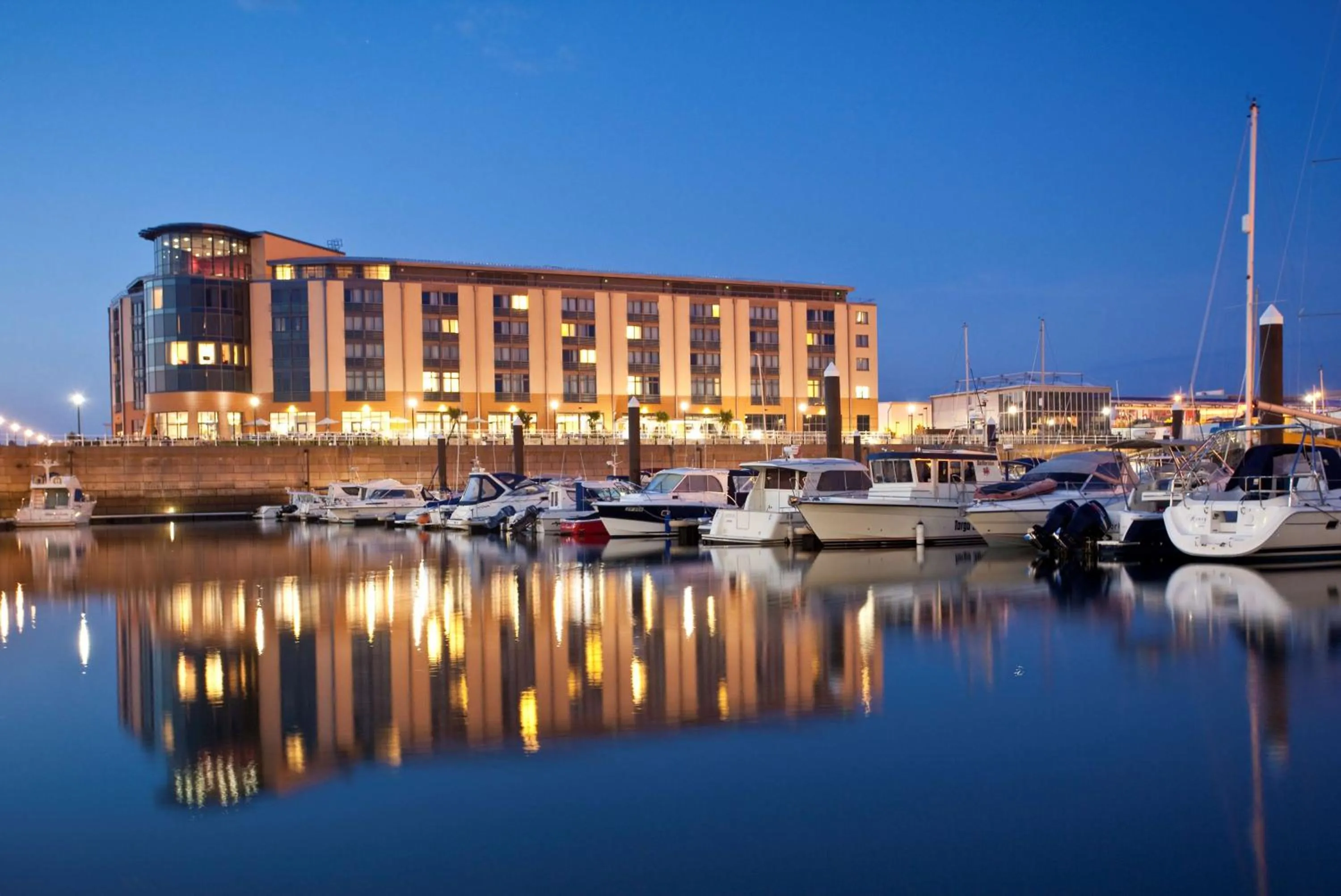 Property building in Radisson Blu Waterfront Hotel, Jersey