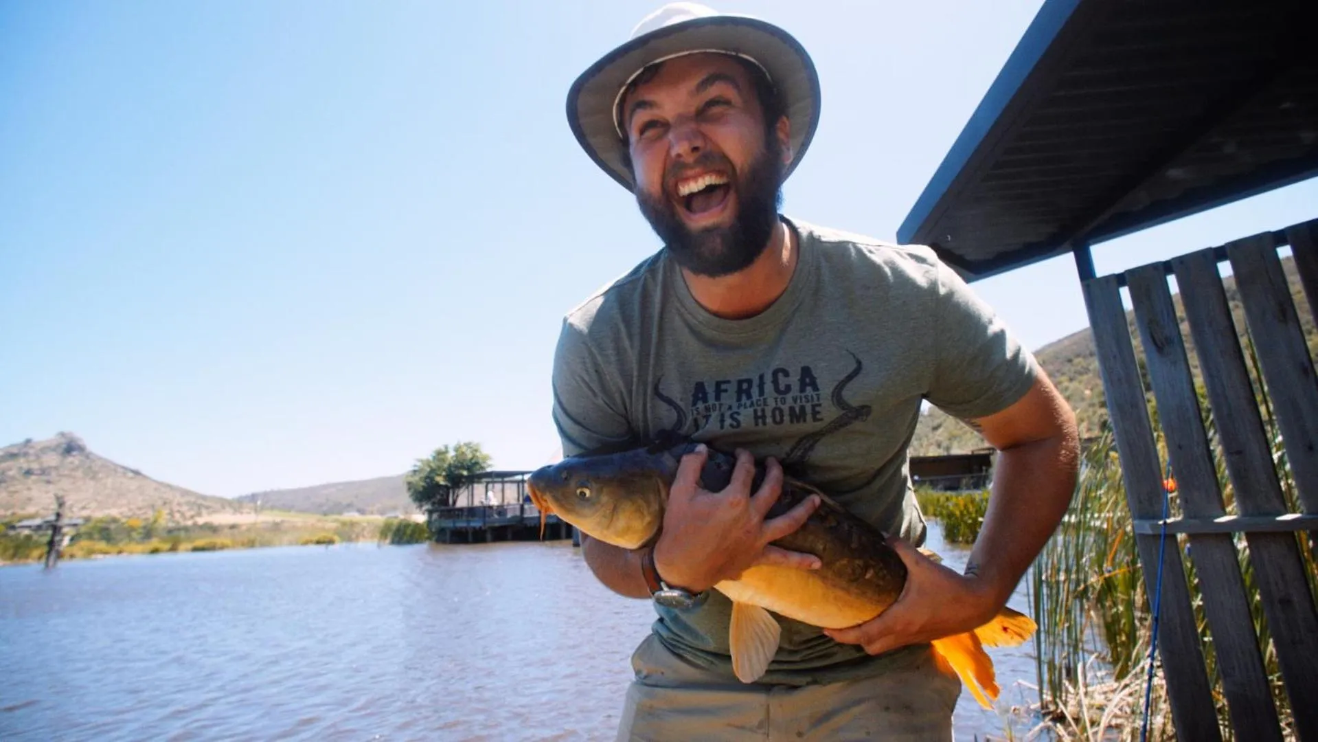 Fishing in Botlierskop Tented Lodge