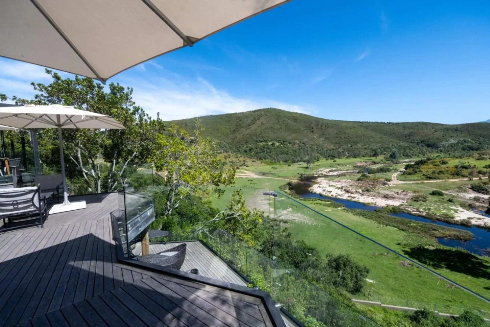 Balcony/Terrace in Botlierskop Tented Lodge