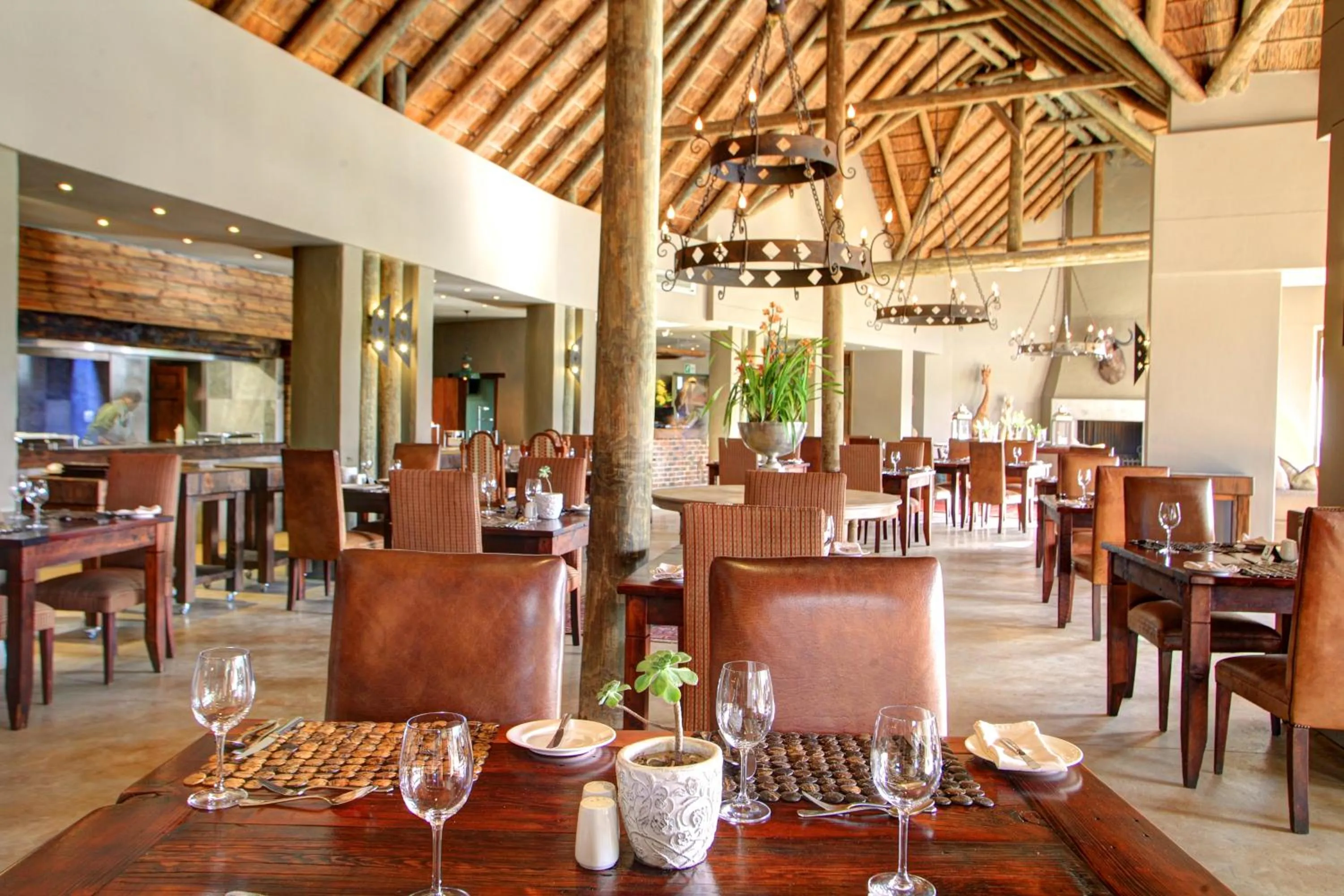 Restaurant/places to eat in Botlierskop Tented Lodge