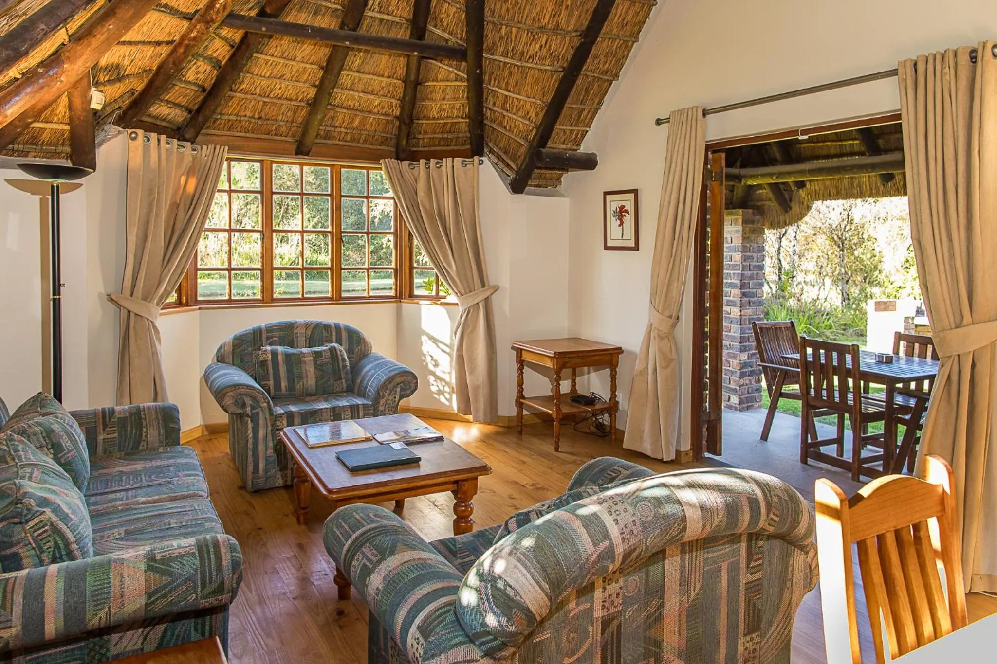 Living room in Coral Tree Cottages