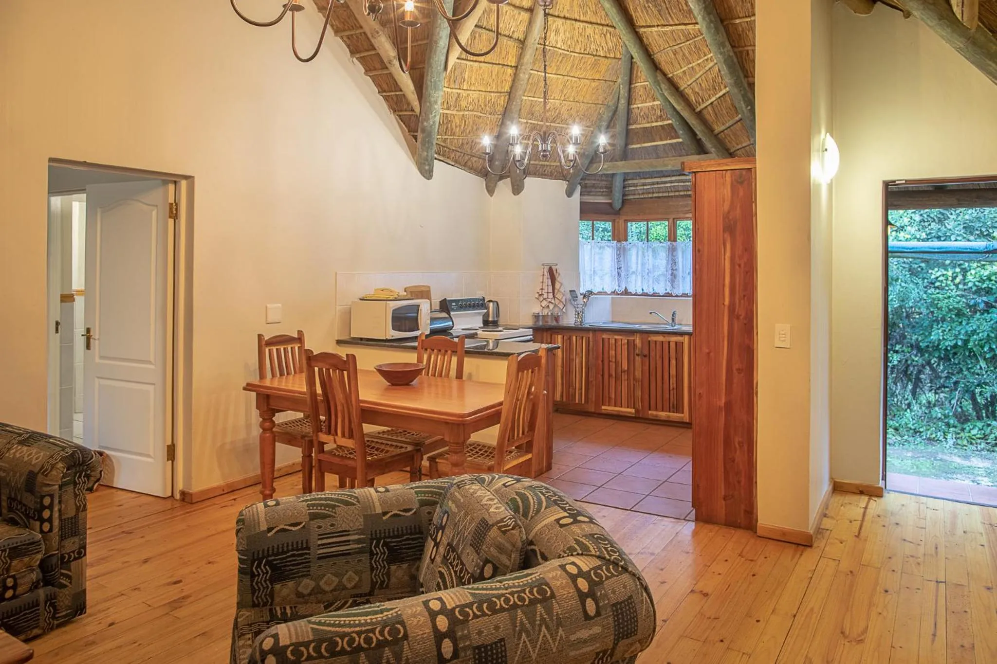 Living room in Coral Tree Cottages