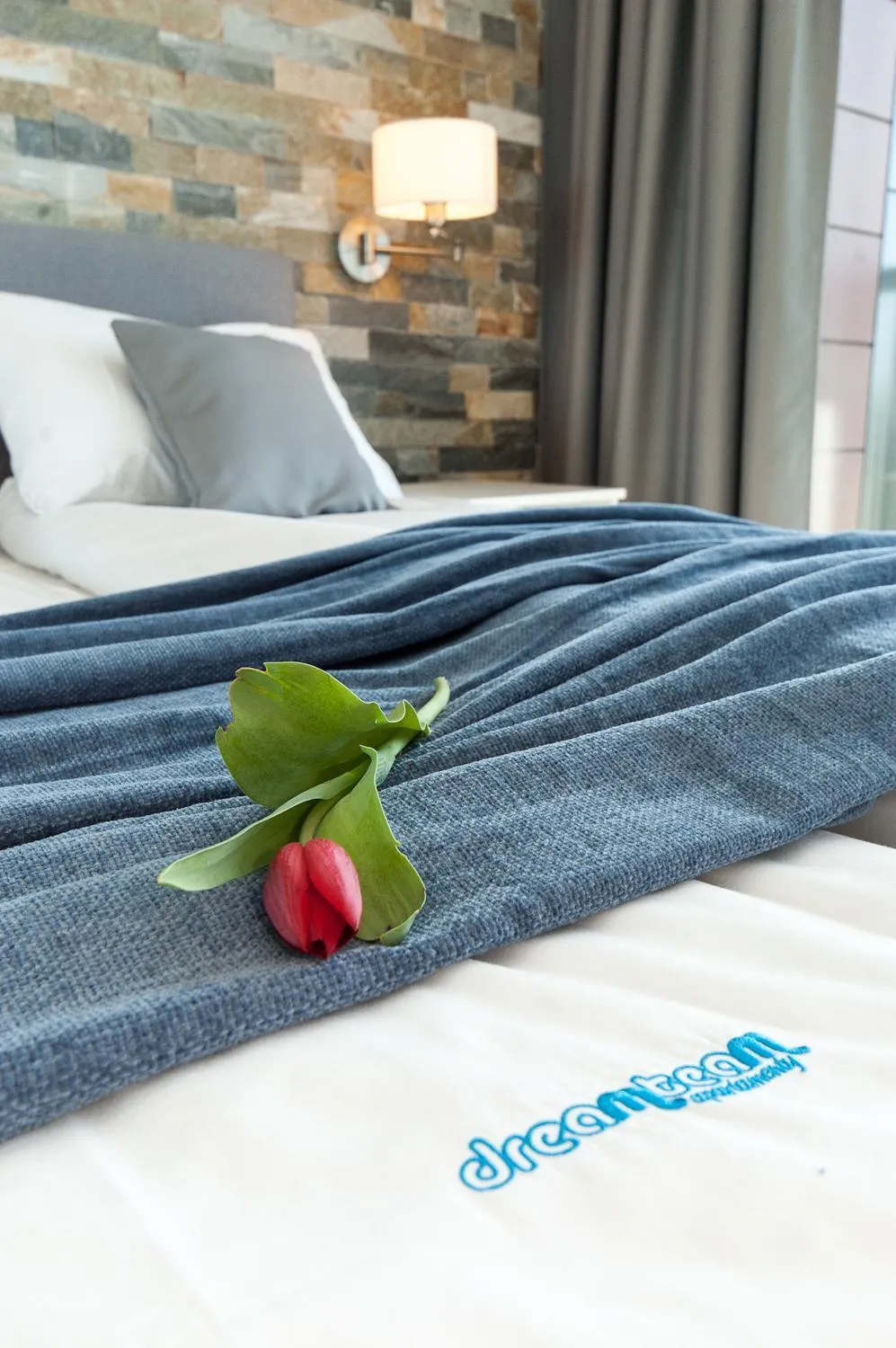 Bed in Dream Team Nordic Haven