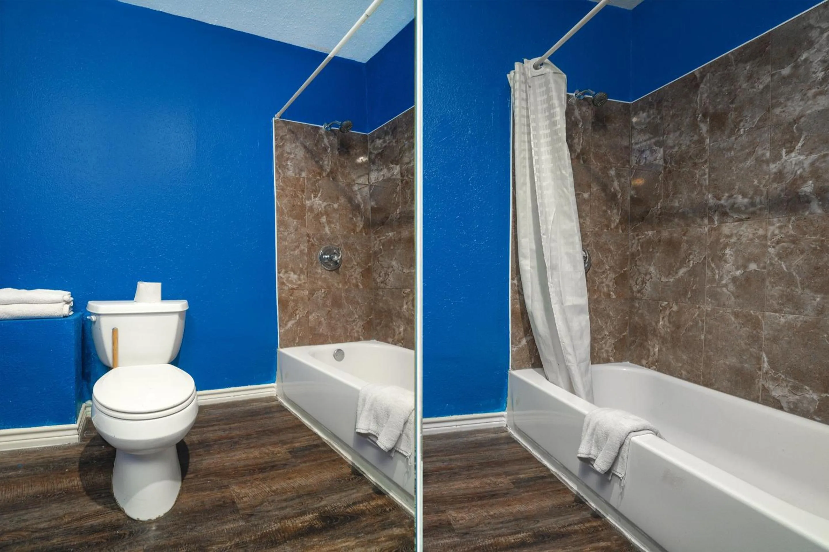 Bathroom in Plaza Motel Corpus Christi by OYO