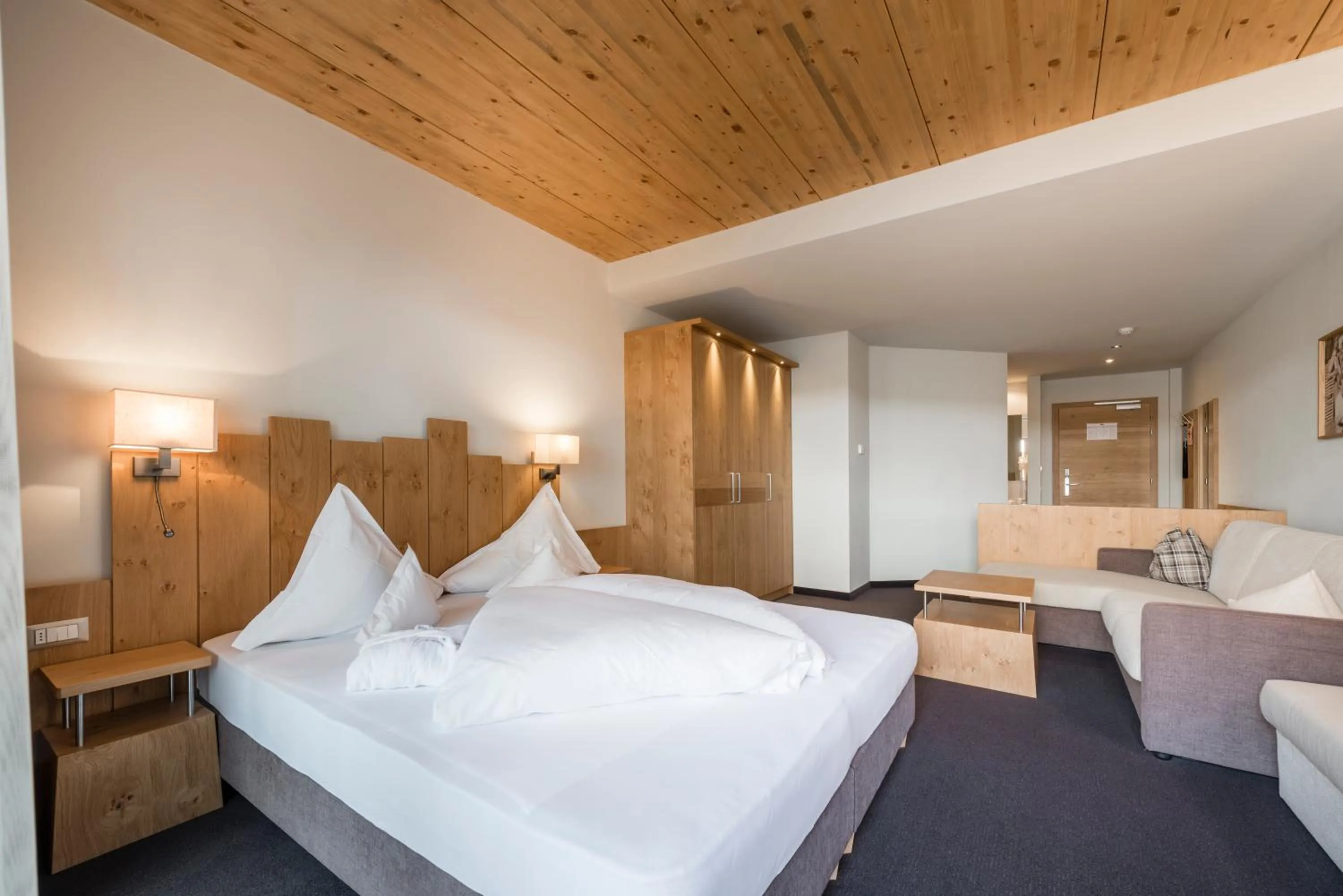 Bed in Hotel Gasserhof