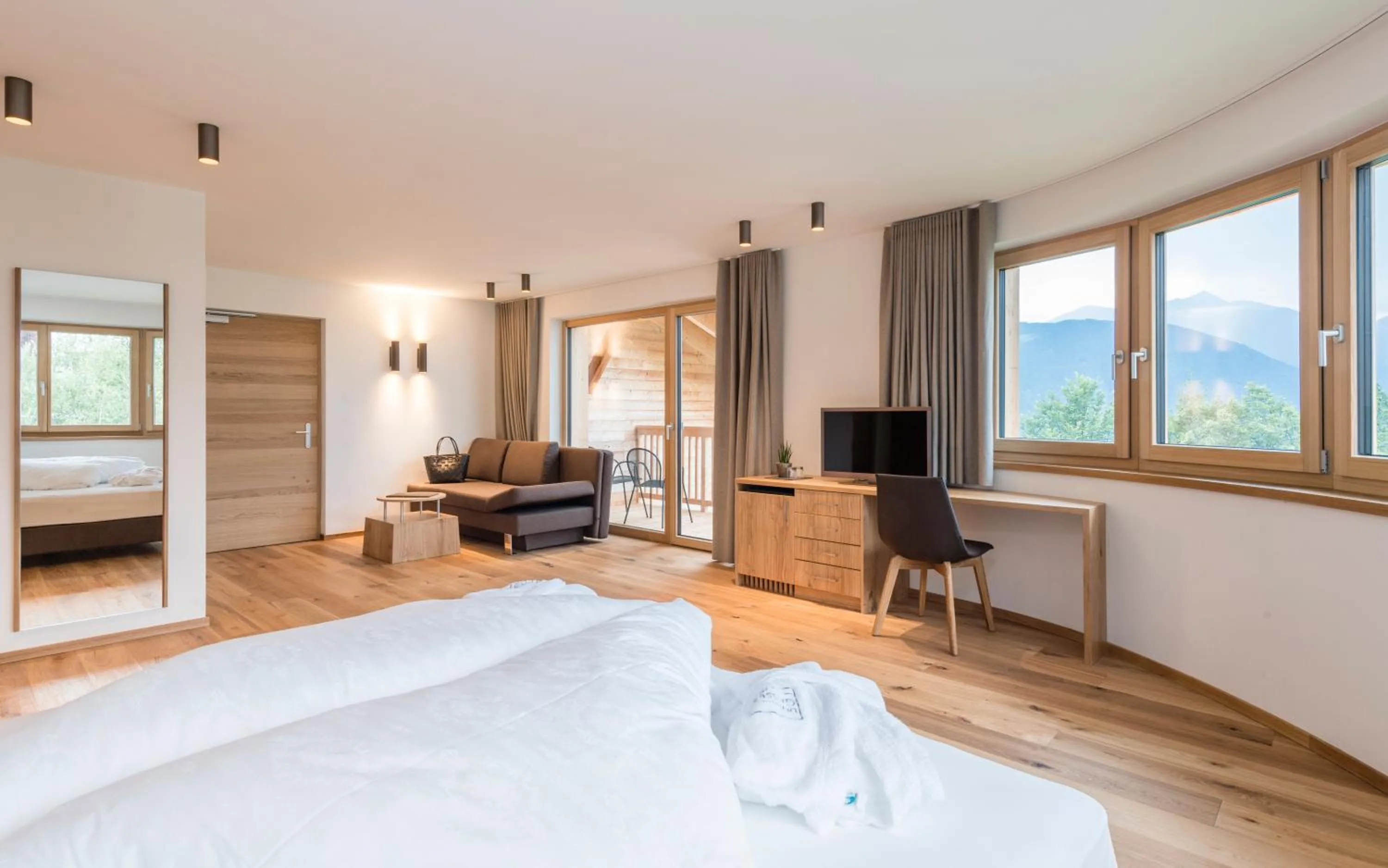 Bed in Hotel Gasserhof