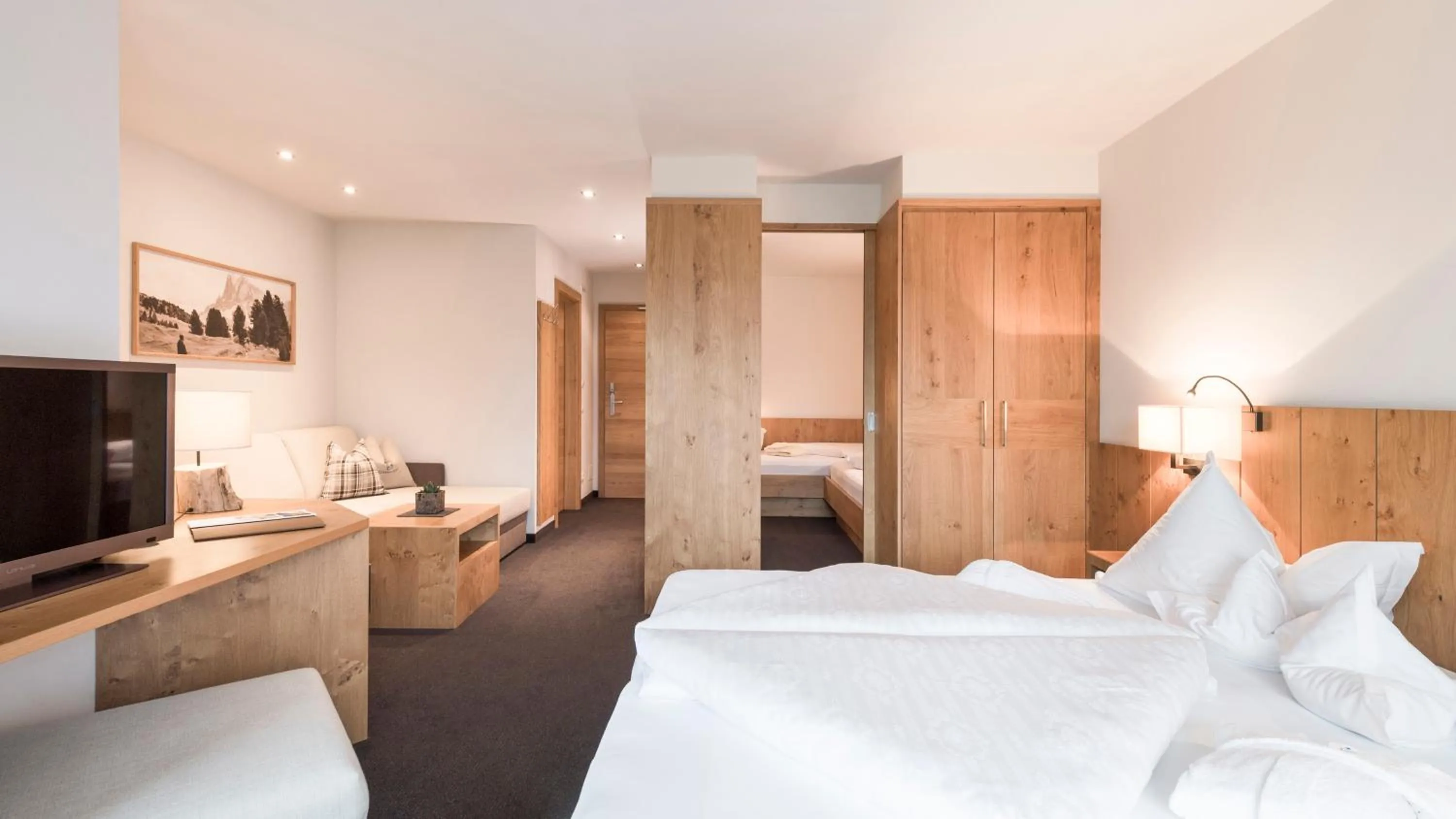 Bed in Hotel Gasserhof