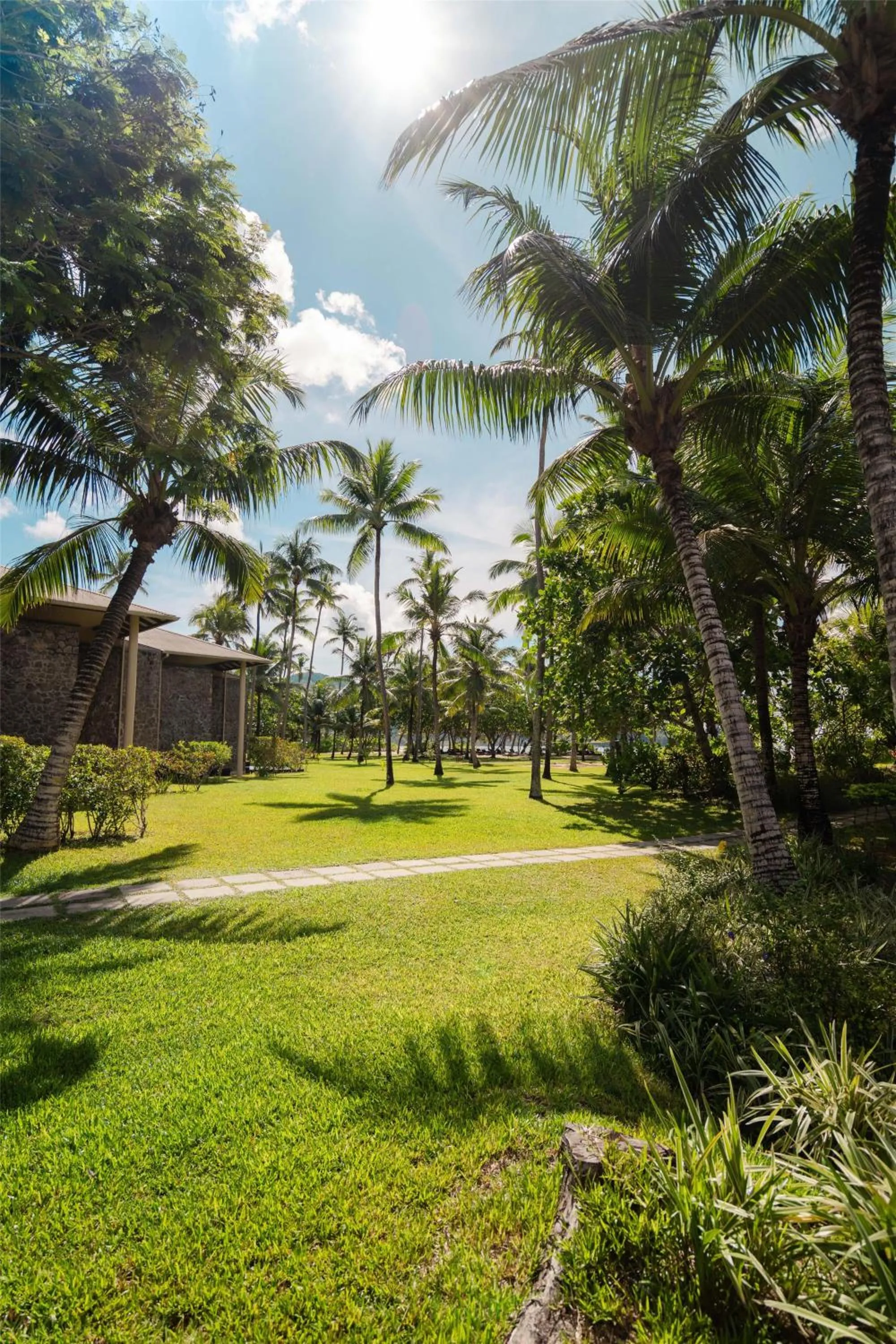 Property building in Kempinski Seychelles Resort