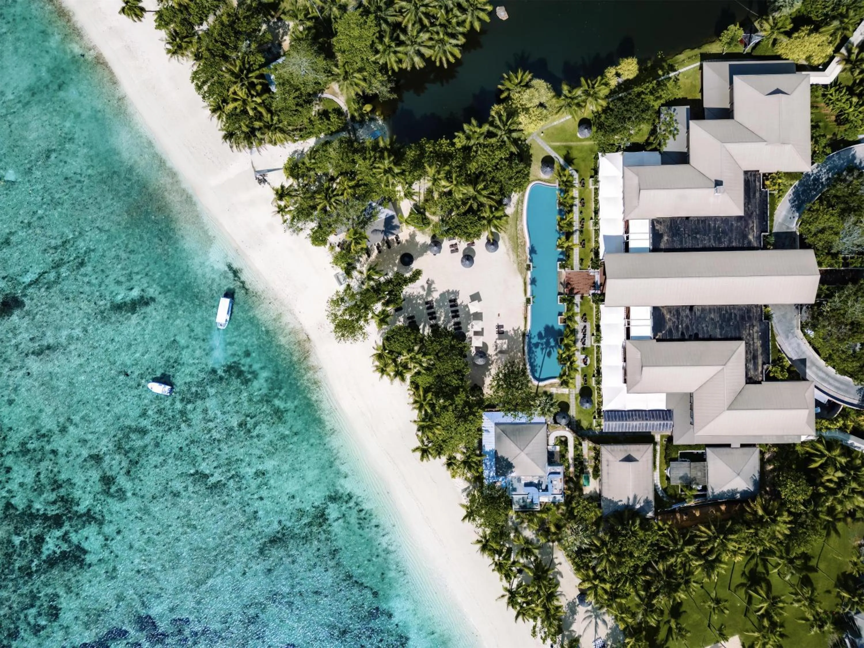 Property building in Kempinski Seychelles Resort