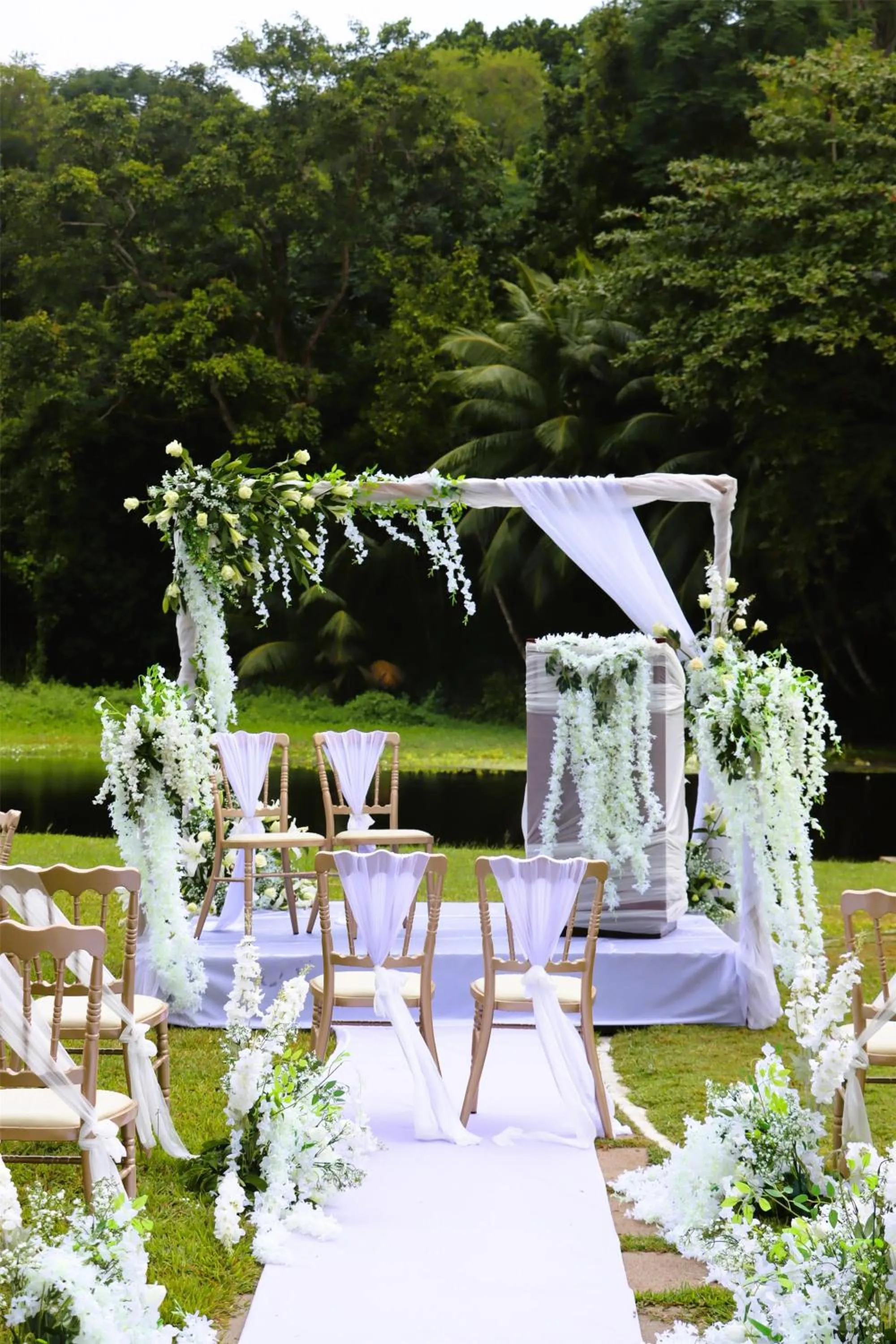 wedding in Kempinski Seychelles Resort