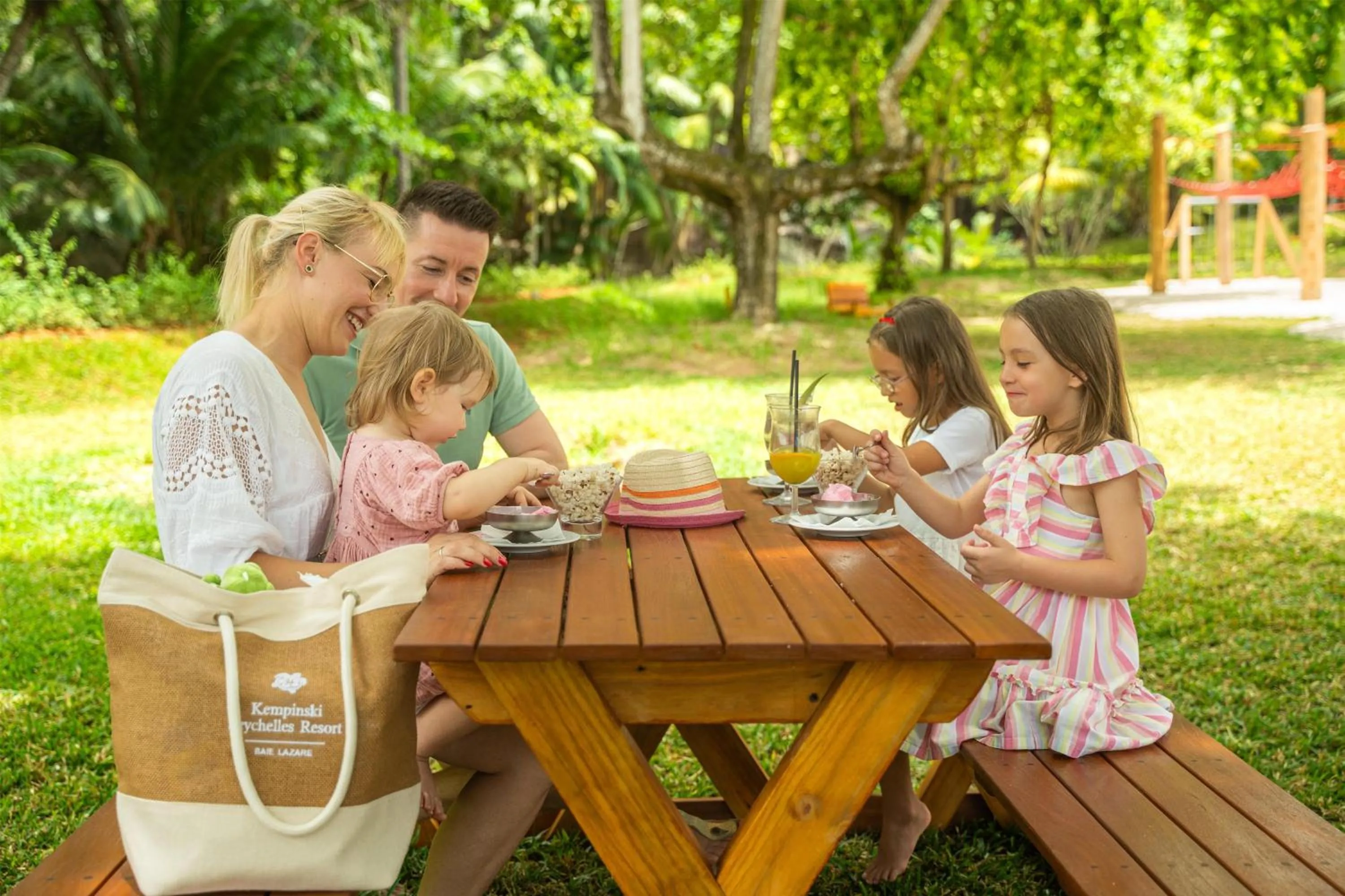 Property building in Kempinski Seychelles Resort