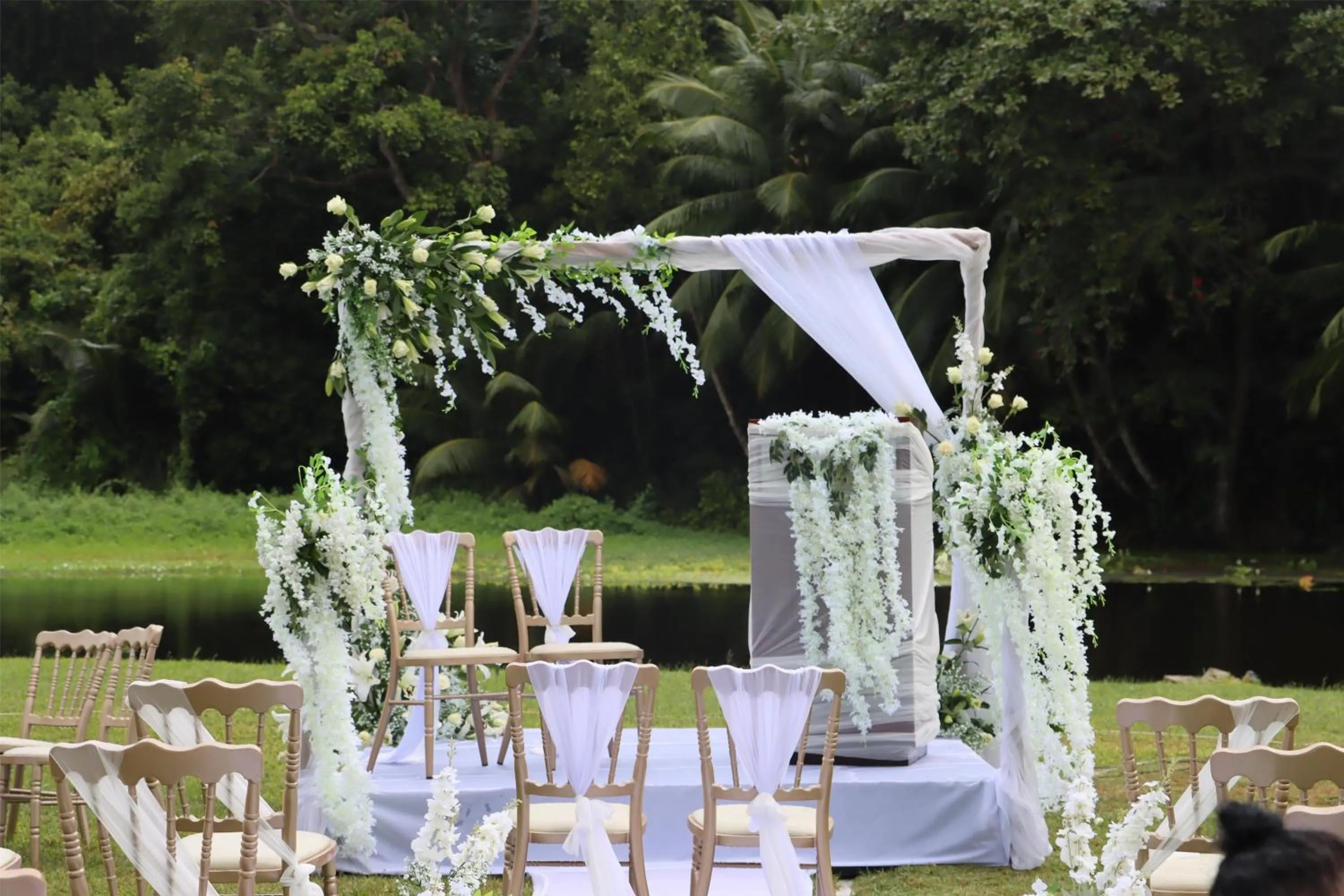 wedding in Kempinski Seychelles Resort