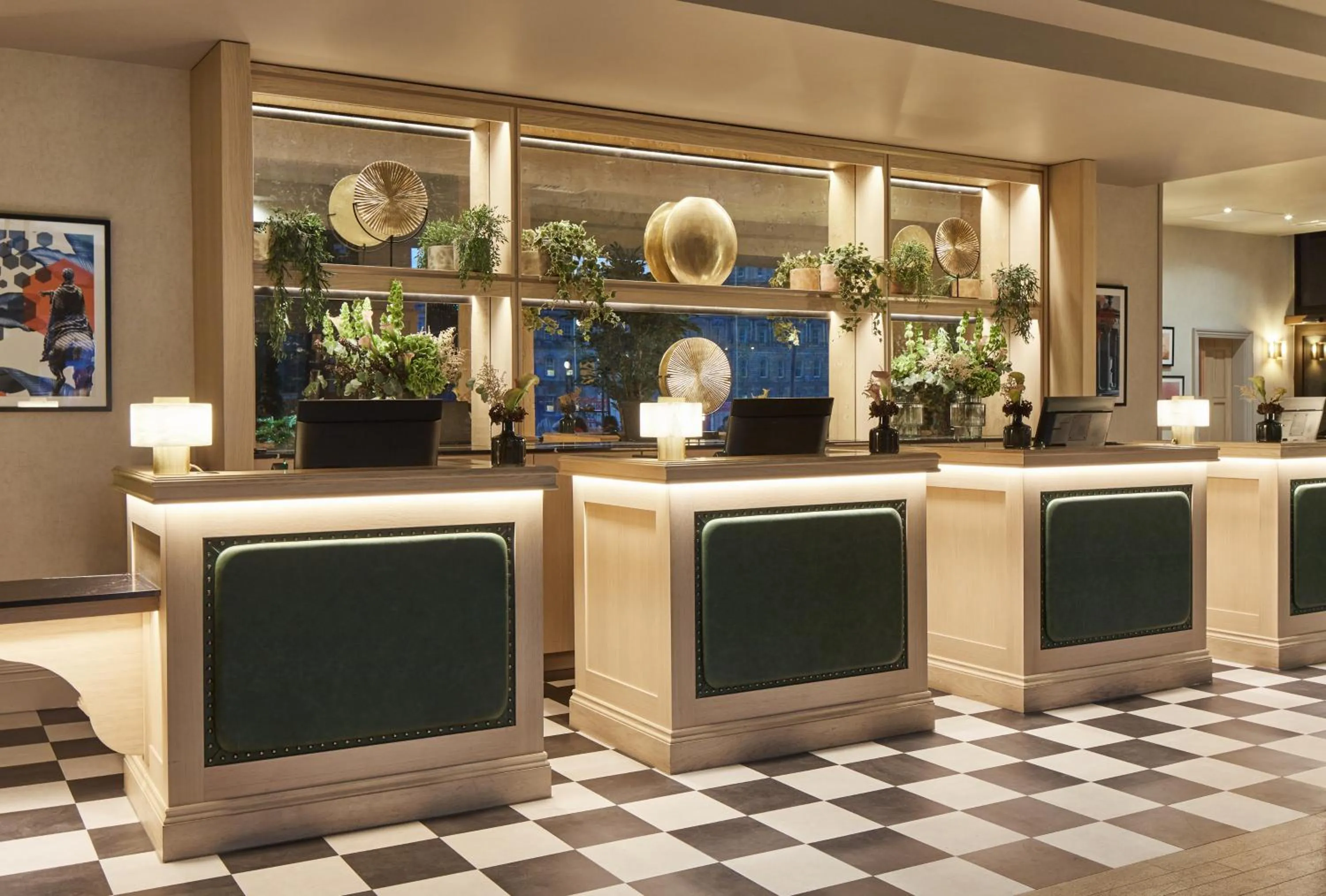 Lobby or reception in Leonardo Royal Hotel Edinburgh