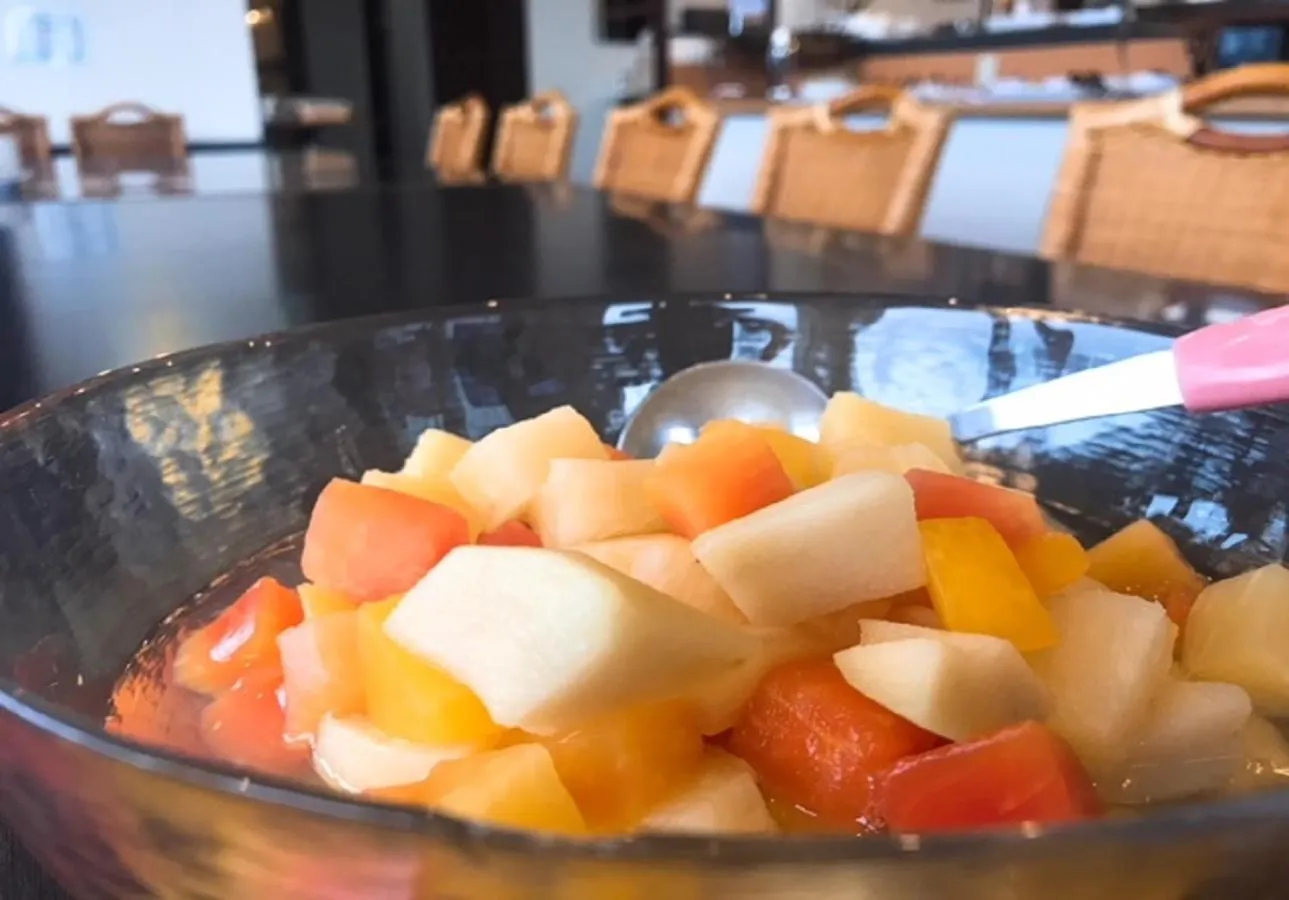 Food close-up in Hotel Sakuranbo