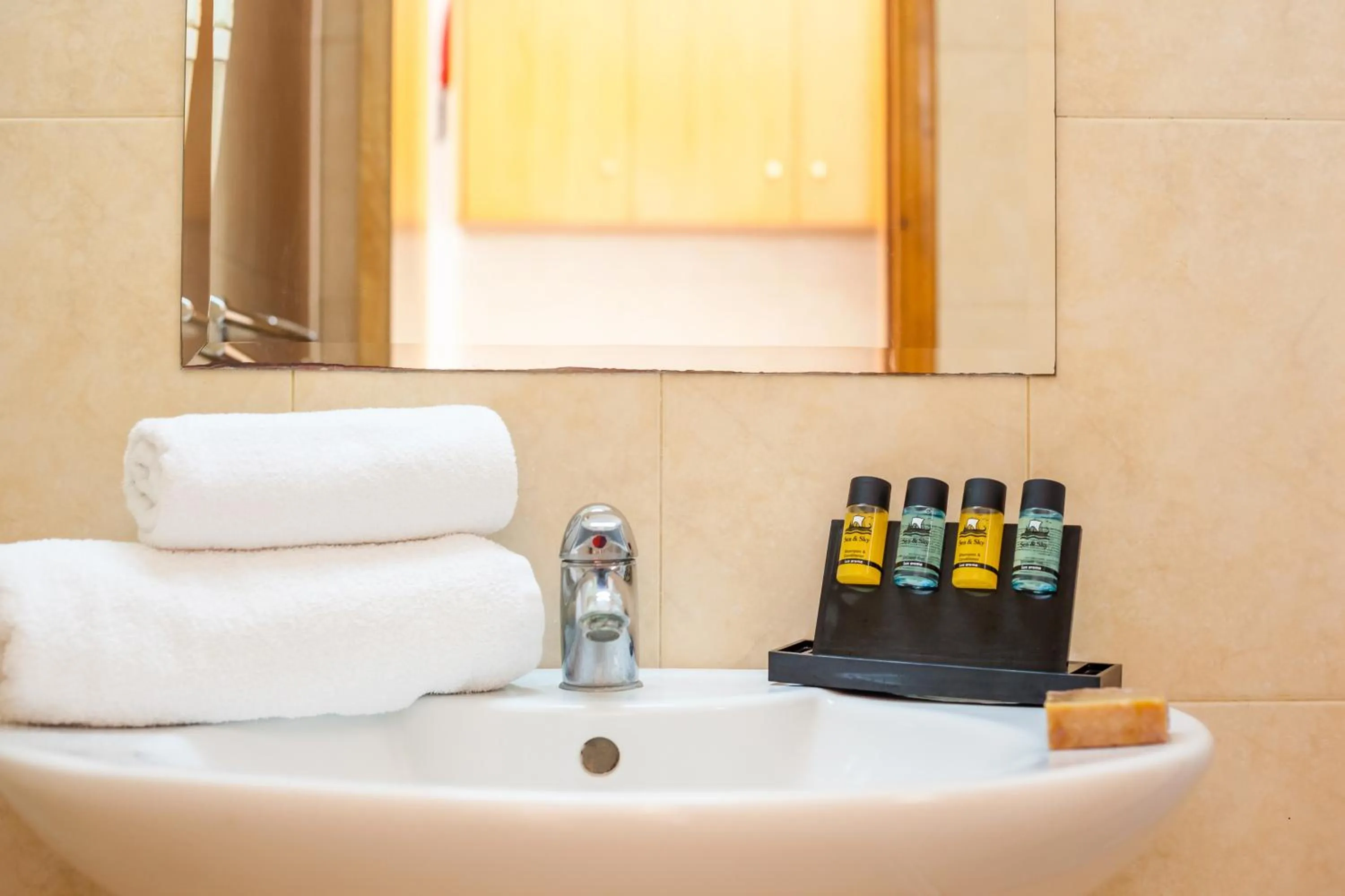 Bathroom in Stavros Melathron Studios