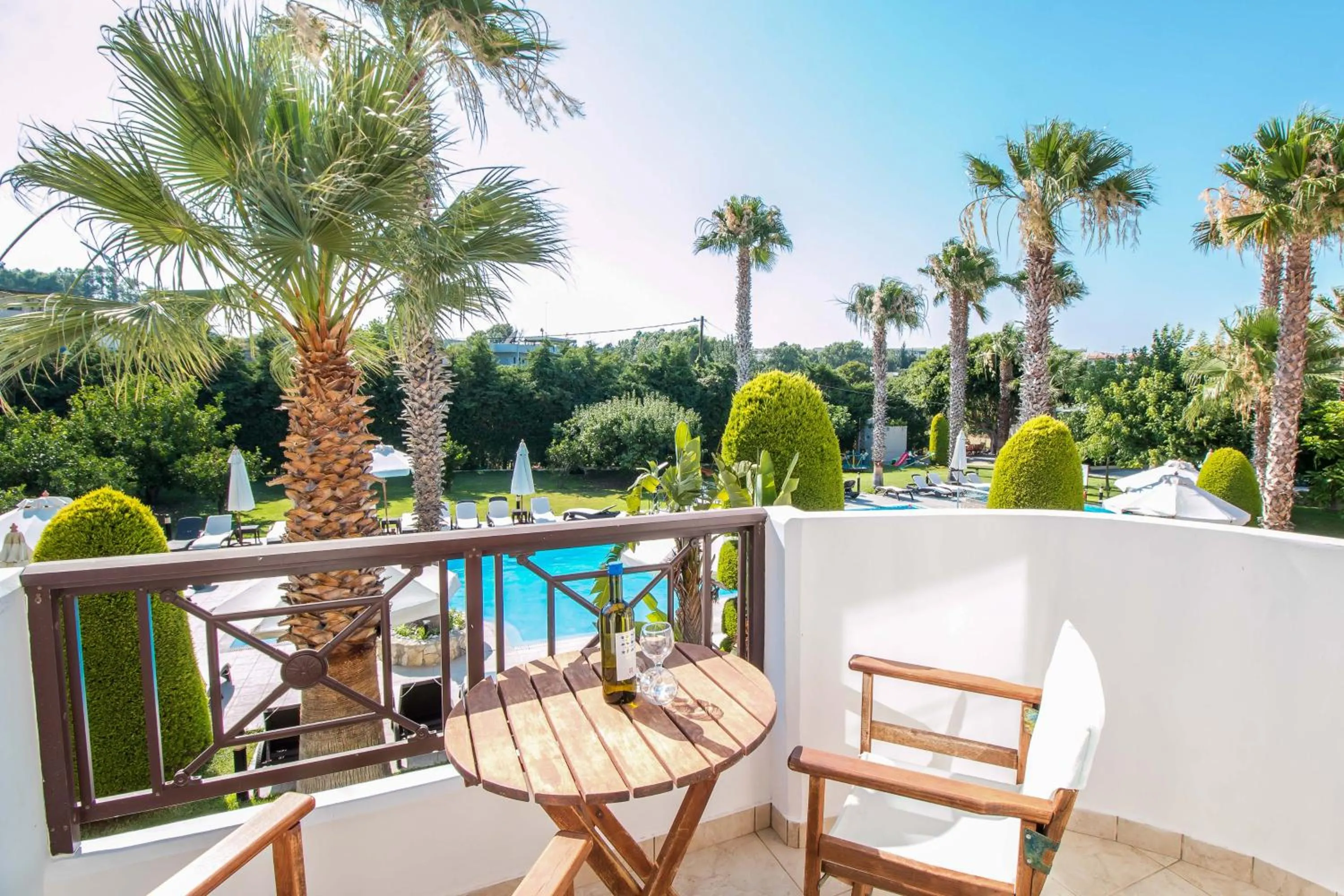 Balcony/Terrace in Stavros Melathron Studios