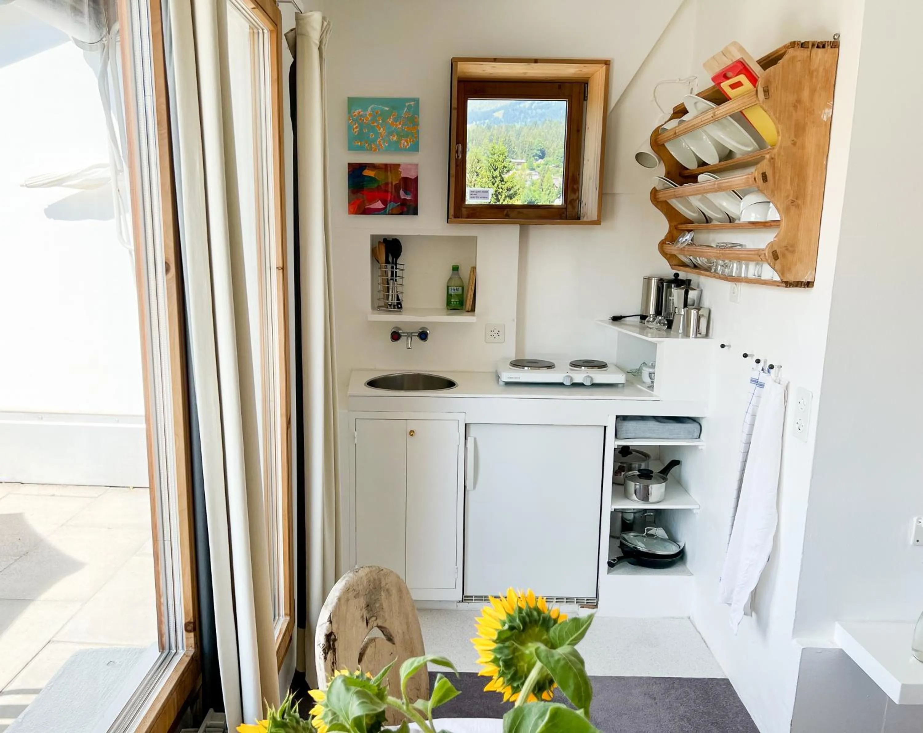 Kitchen or kitchenette in Casa Las Caglias