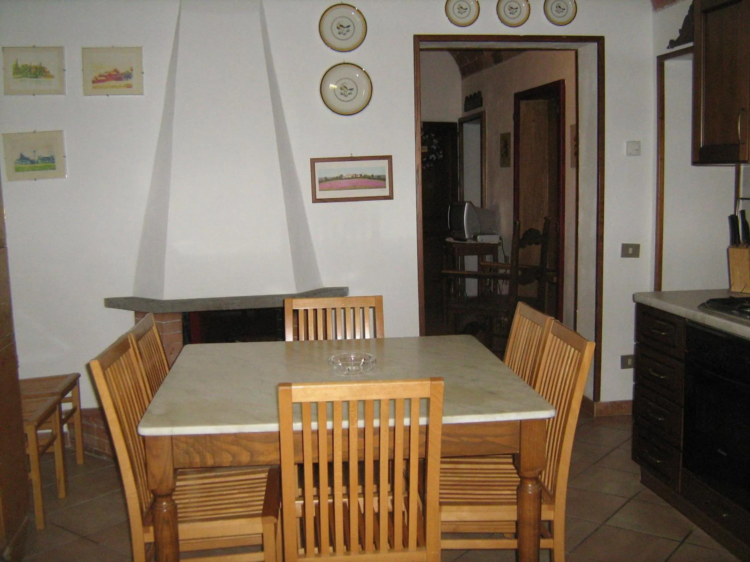 Dining area in La Francigena