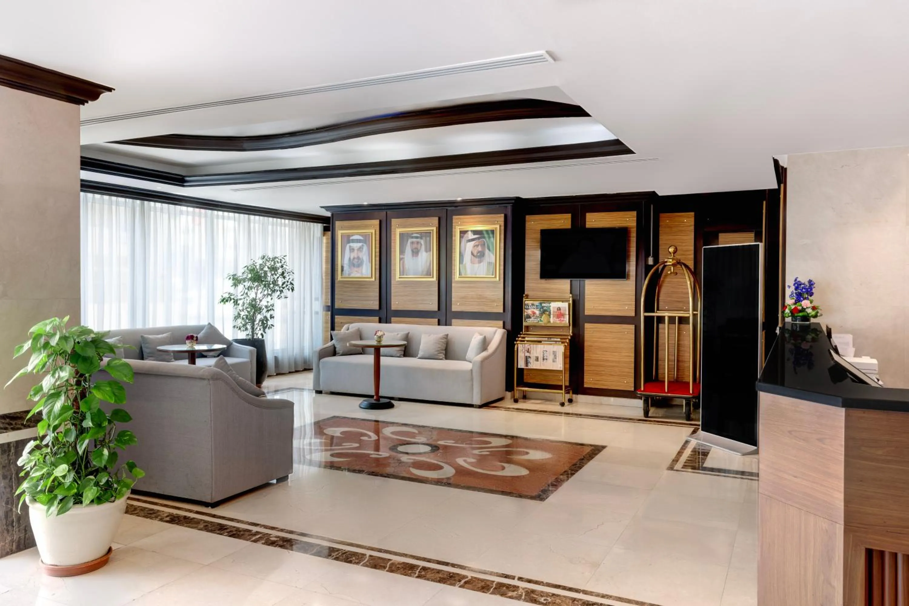 Lobby or reception in Dream City Hotel Apartments LLC