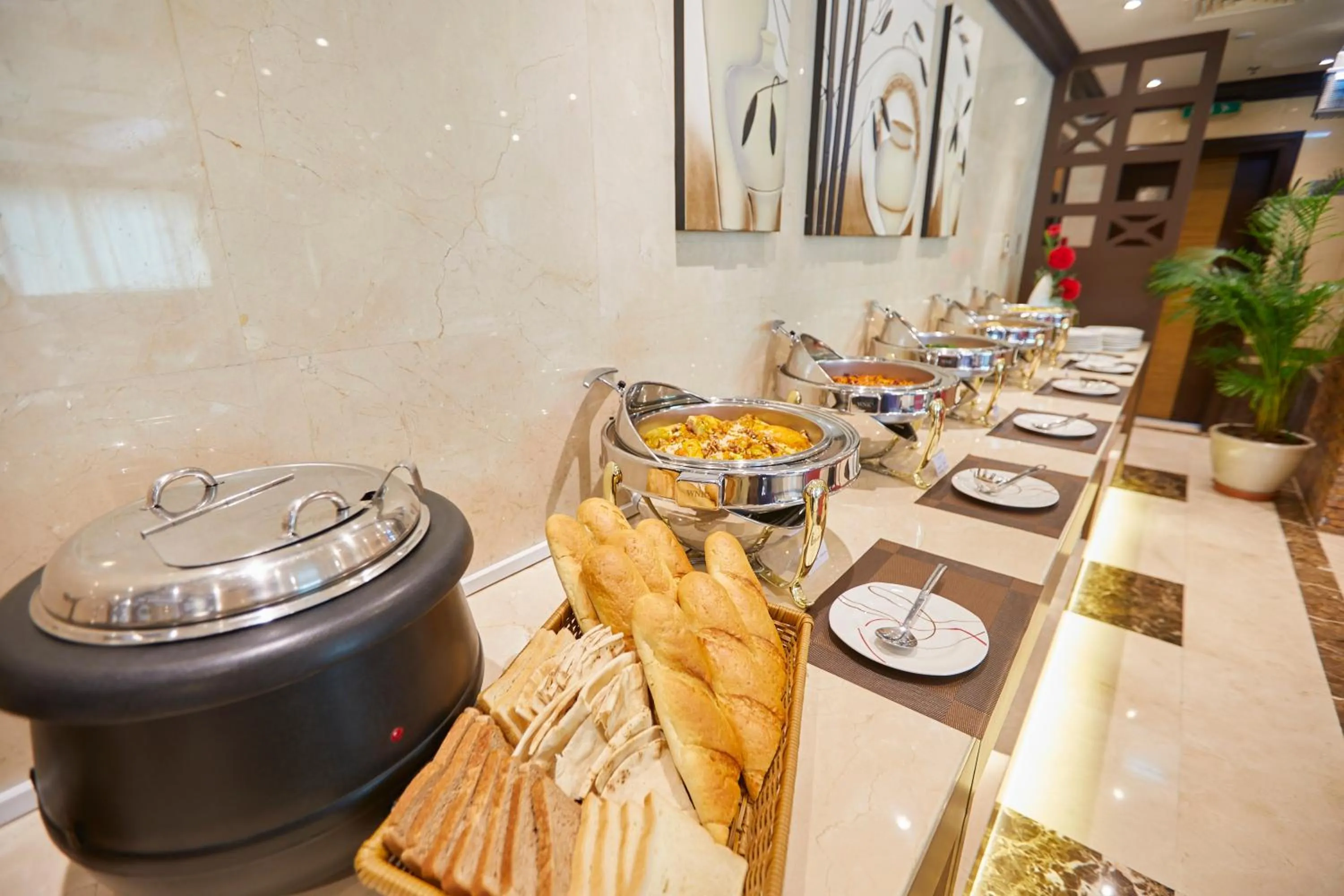 Buffet breakfast in Dream City Hotel Apartments LLC