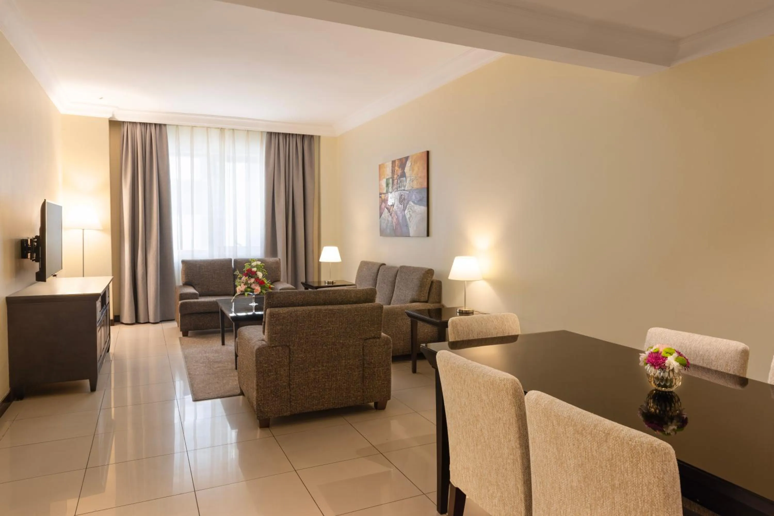 Living room in Dream City Hotel Apartments LLC