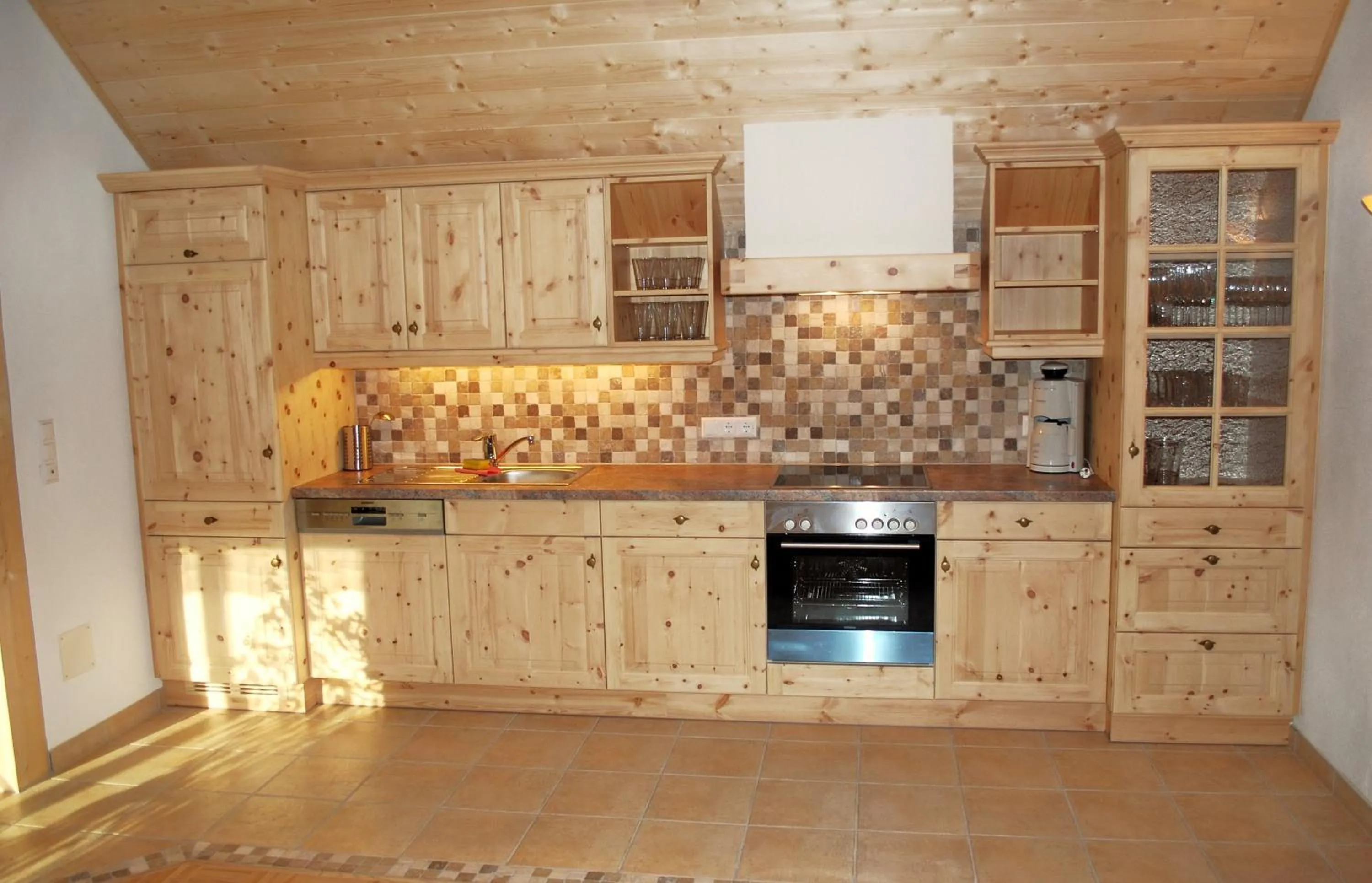 Kitchen or kitchenette in Biohof Seidl