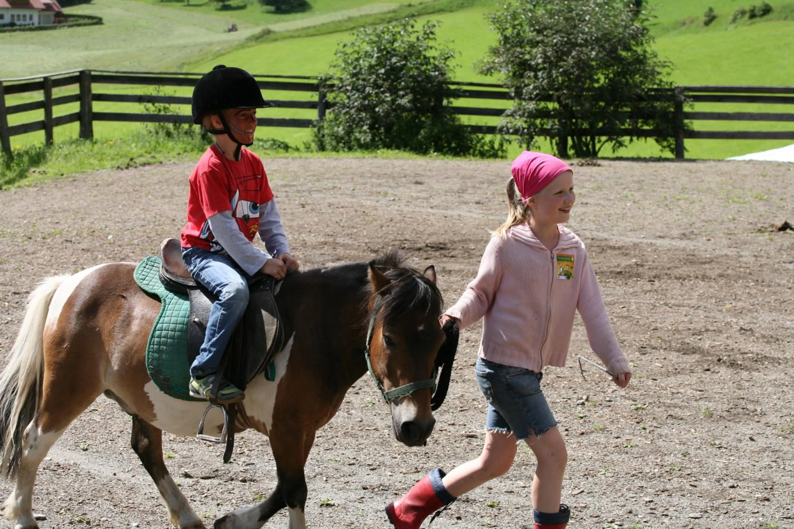 Horse-riding in Biohof Seidl