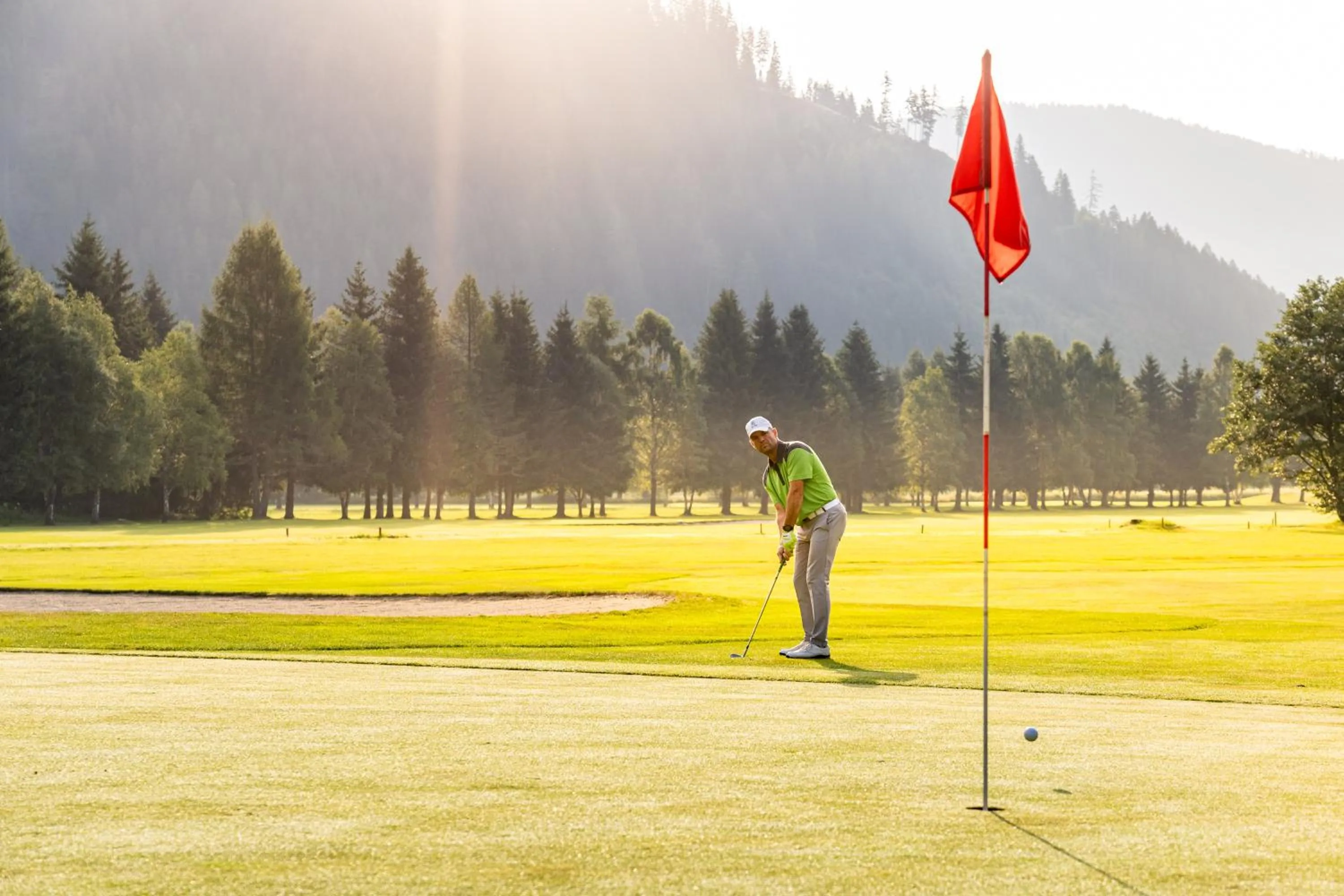 Golfcourse in Biohof Seidl