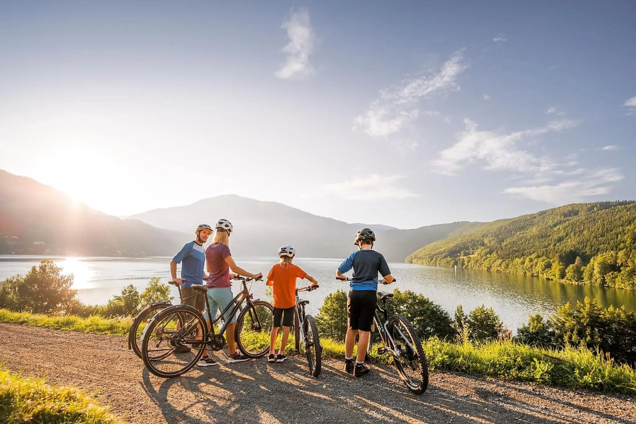 Cycling in Biohof Seidl