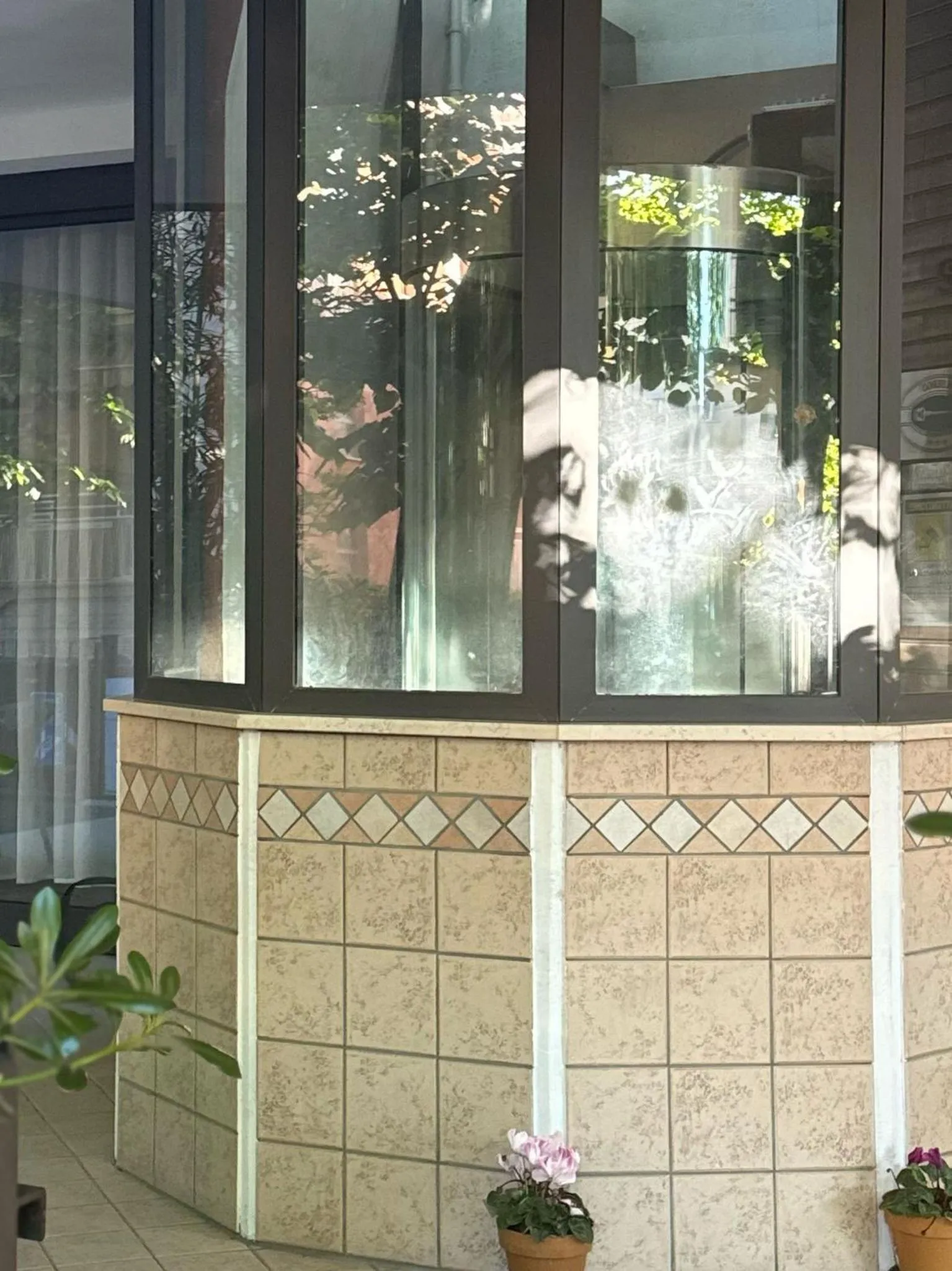 elevator in Hotel Eureka