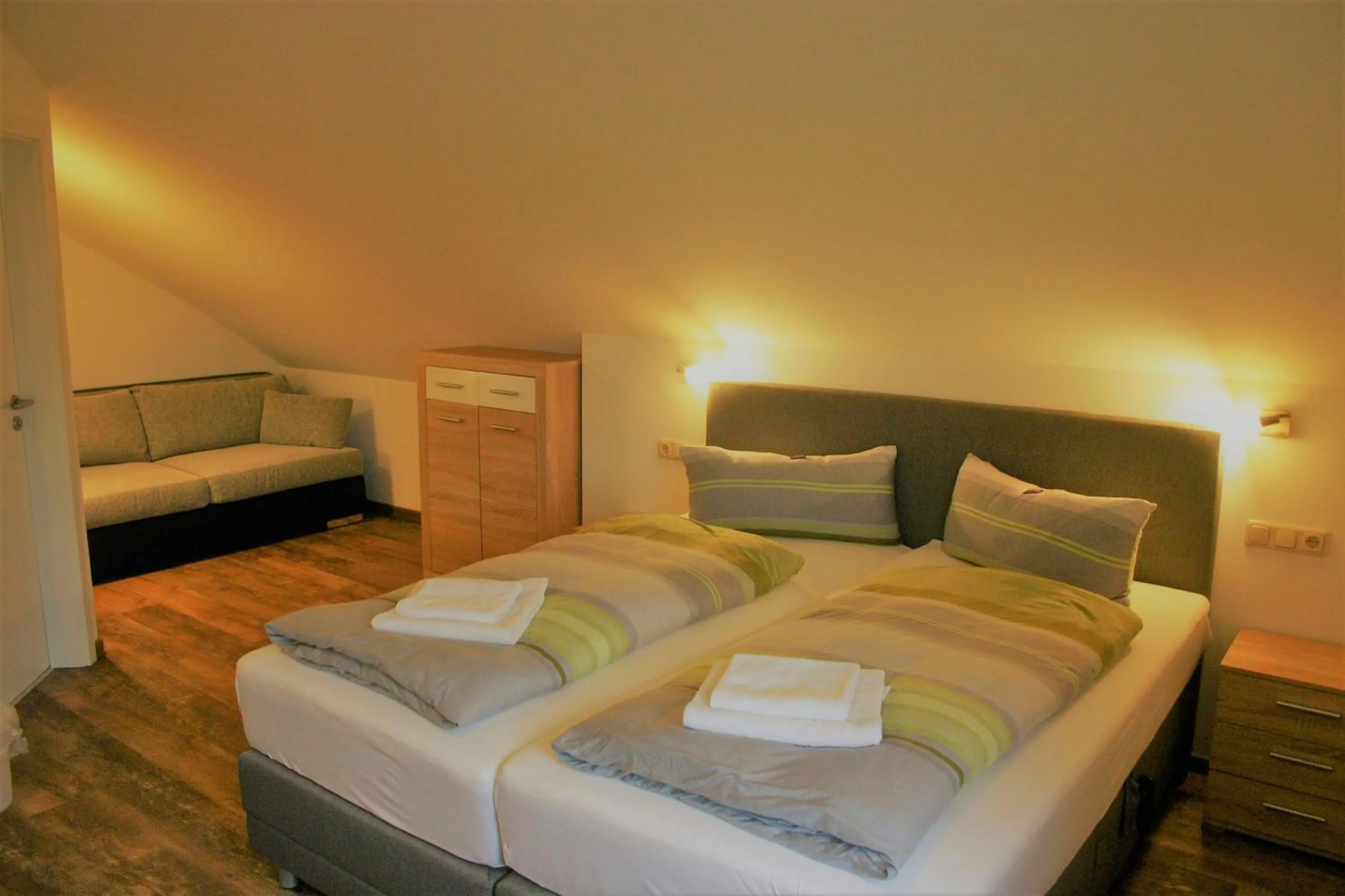 Bed in Pension Weinig