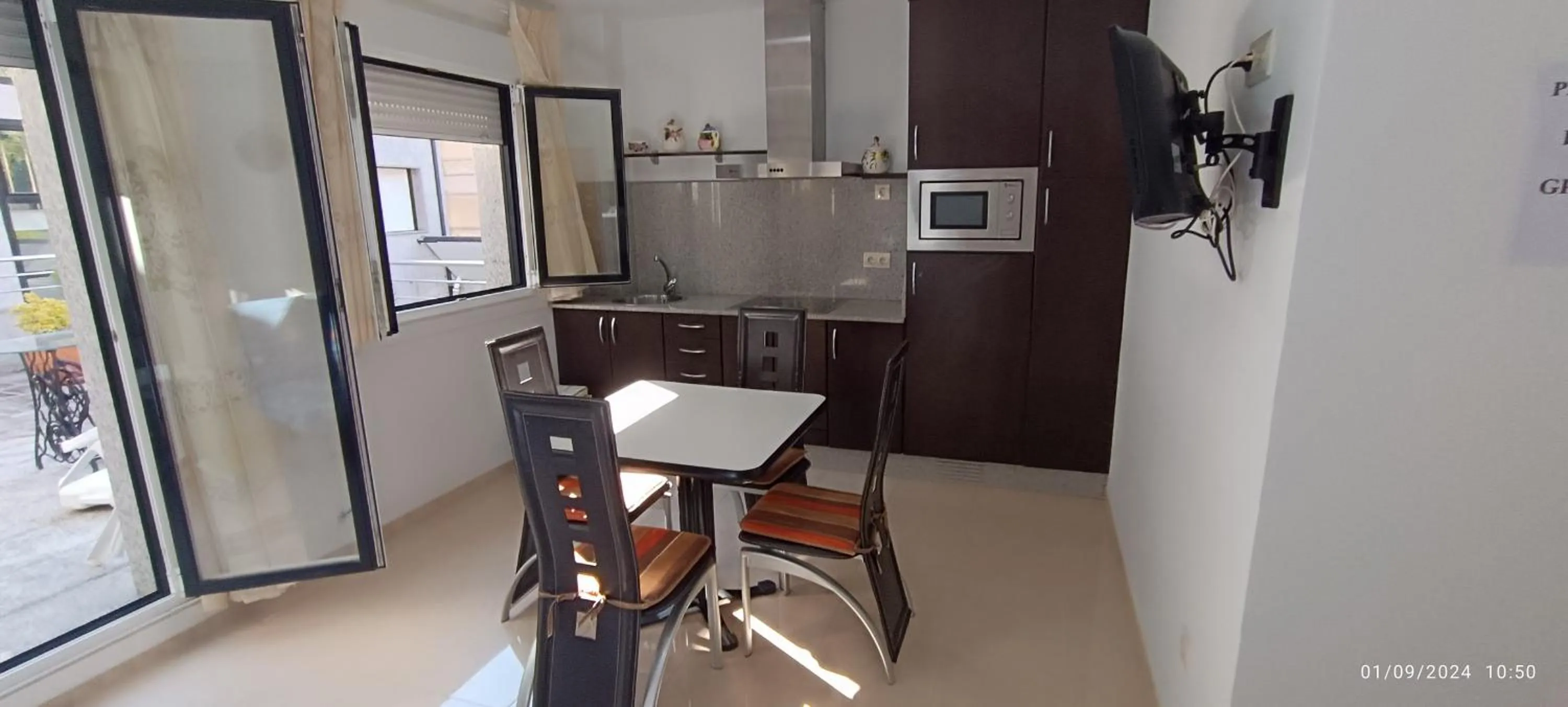 Kitchen or kitchenette in Hotel Brisa del Mar