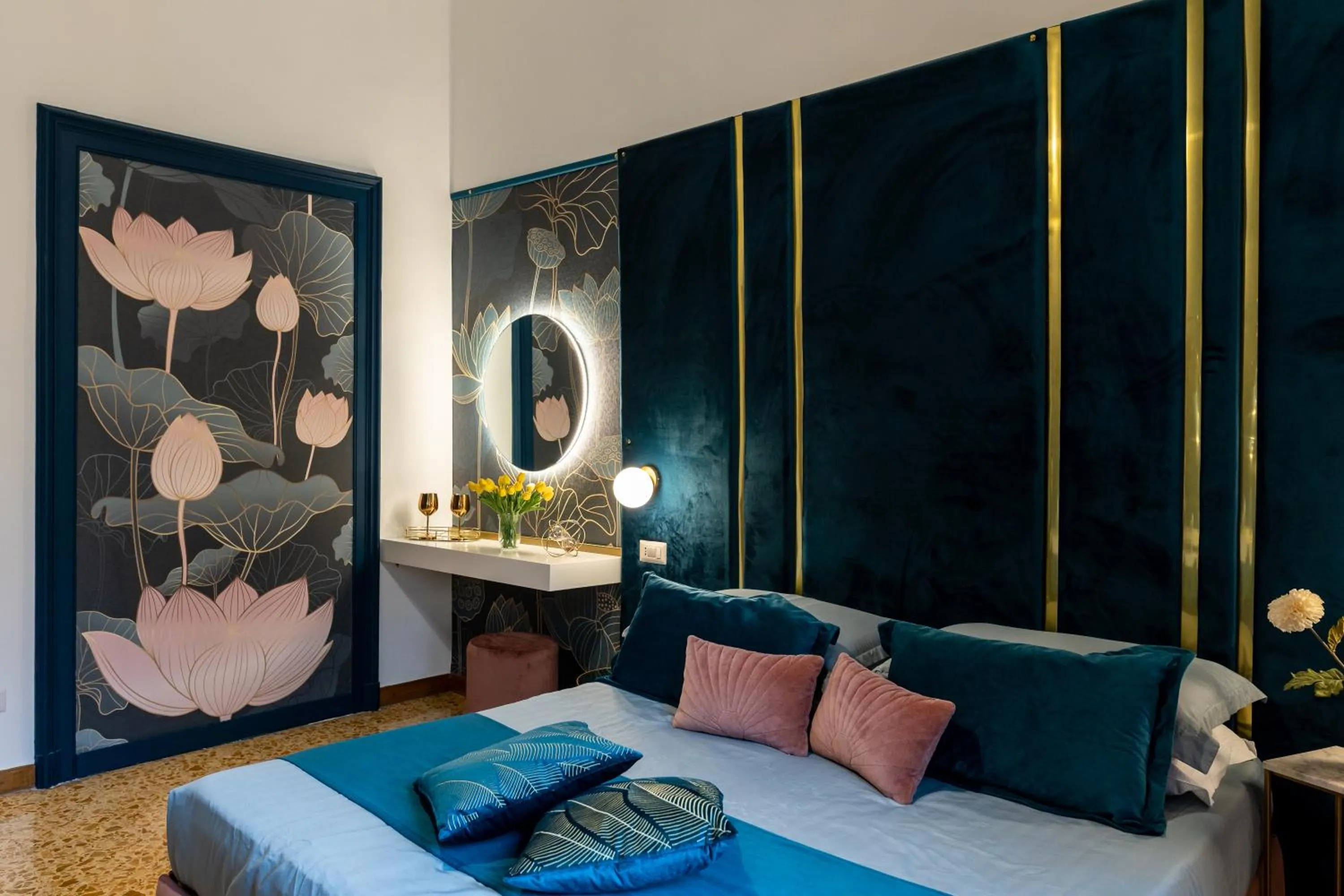 Bed in La Lepre felice-bovio