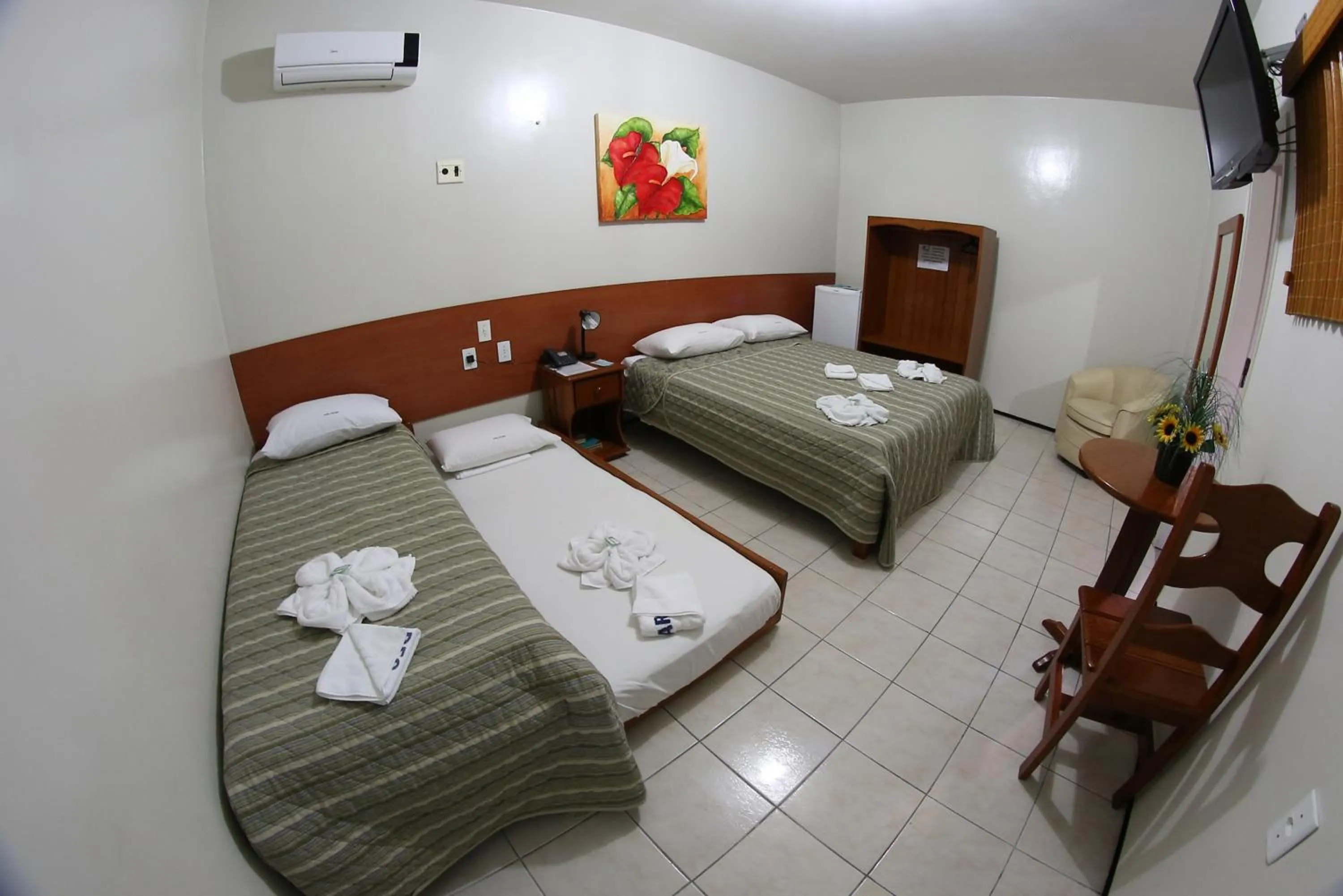 Bedroom, Bed in Hotel Poyares