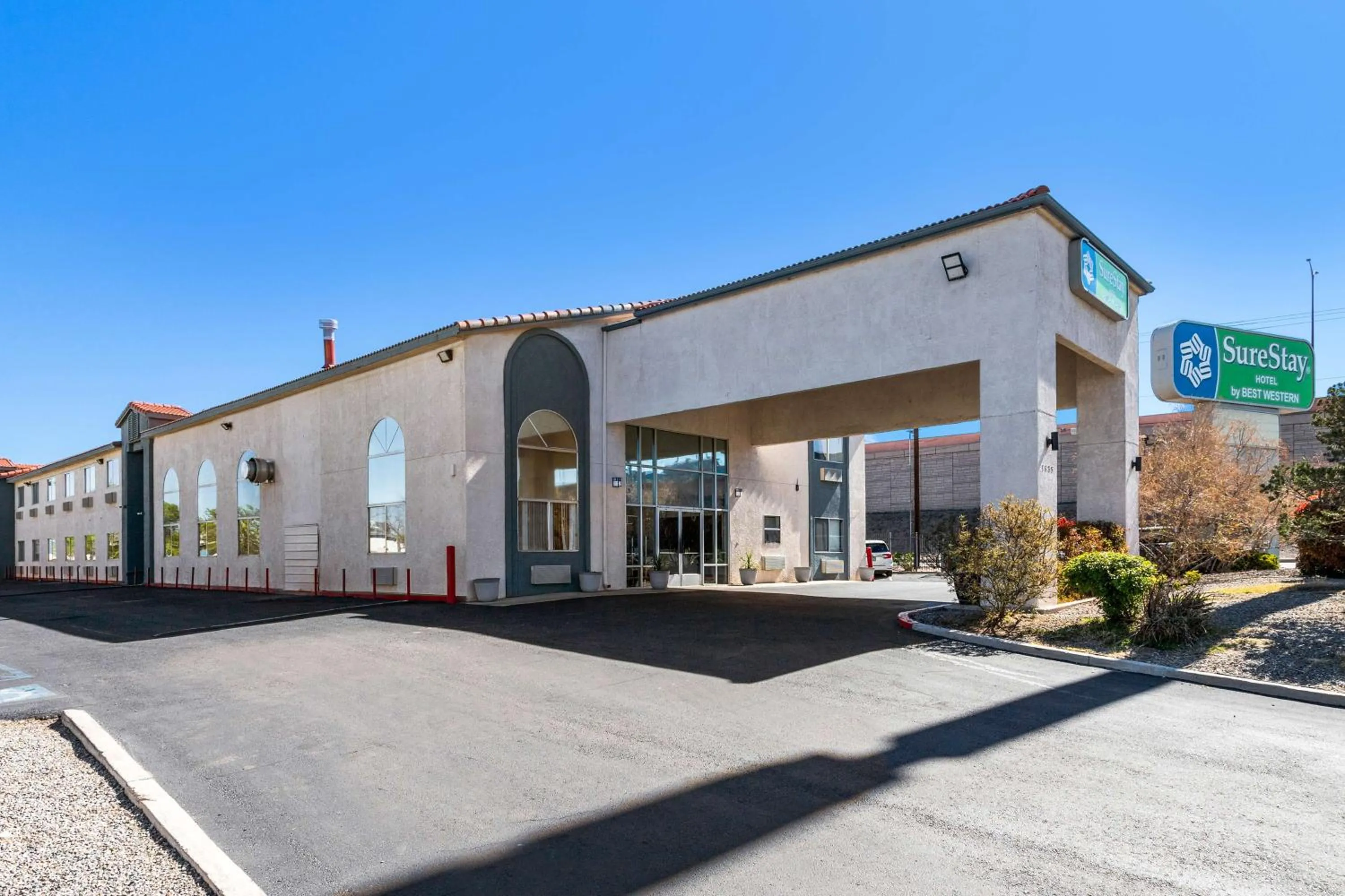Property building in SureStay Hotel by Best Western Albuquerque Midtown