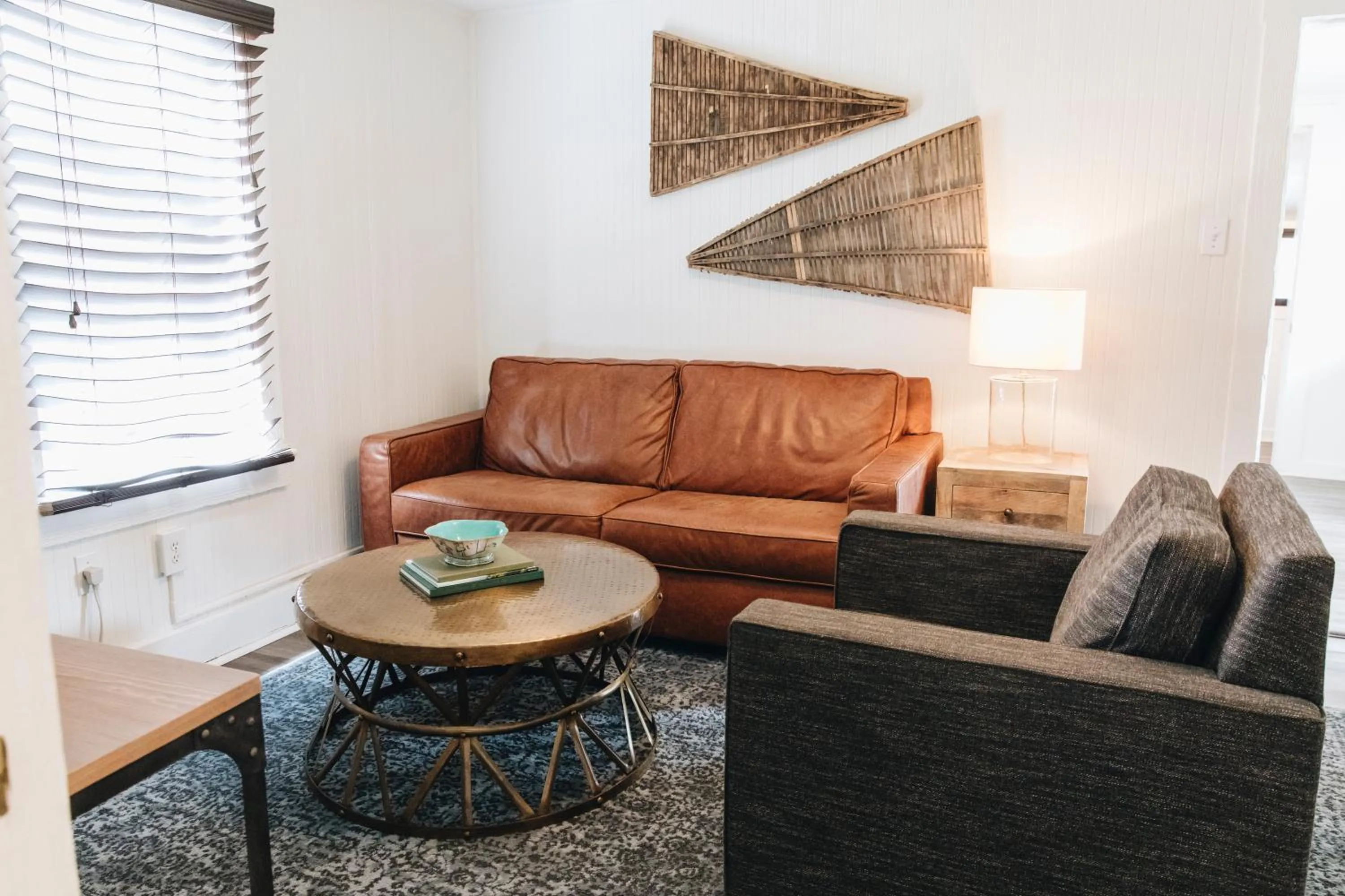 Living room in Sonoma's Best Guest Cottages