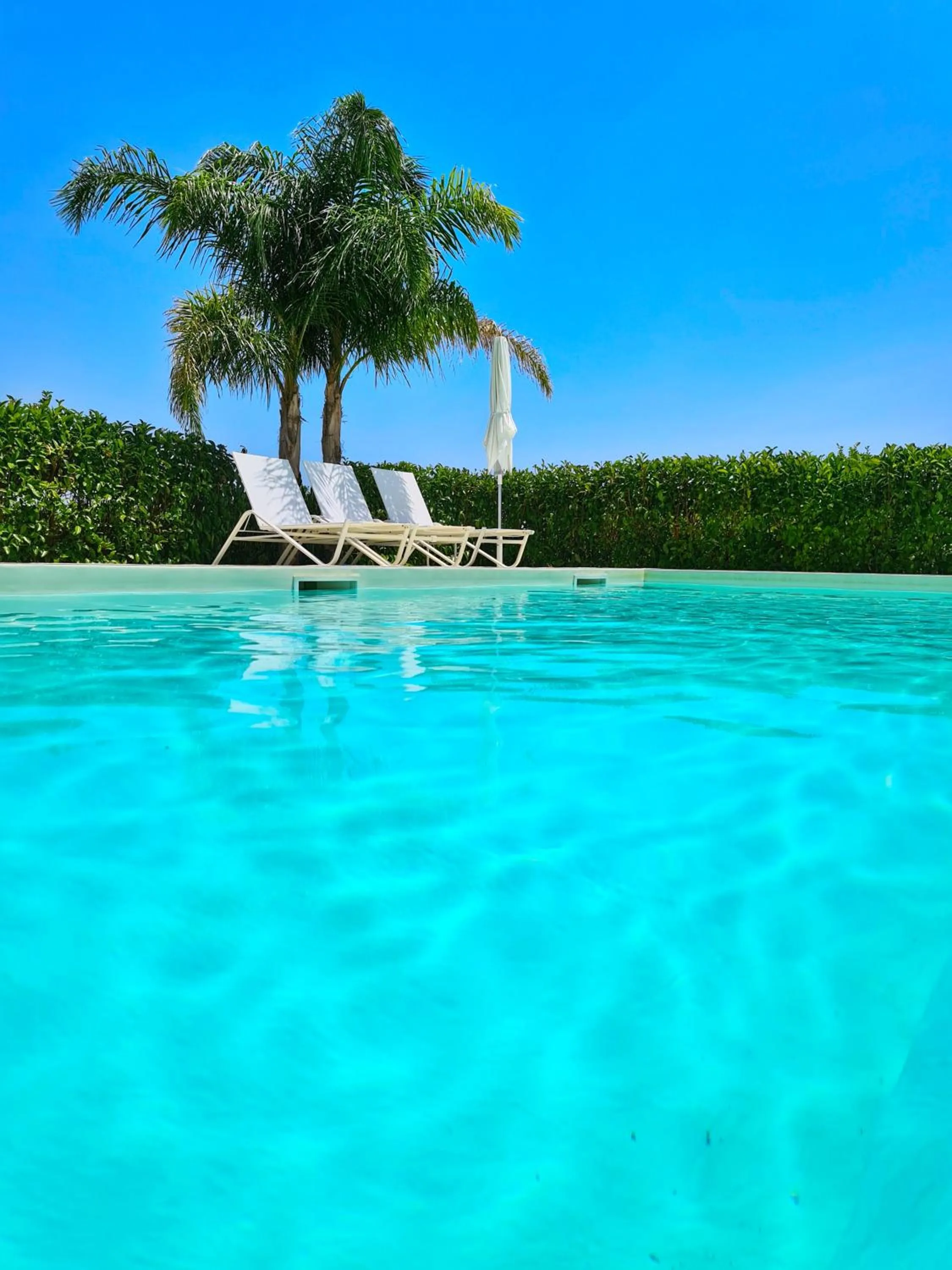 Natural landscape in Villa Landolina