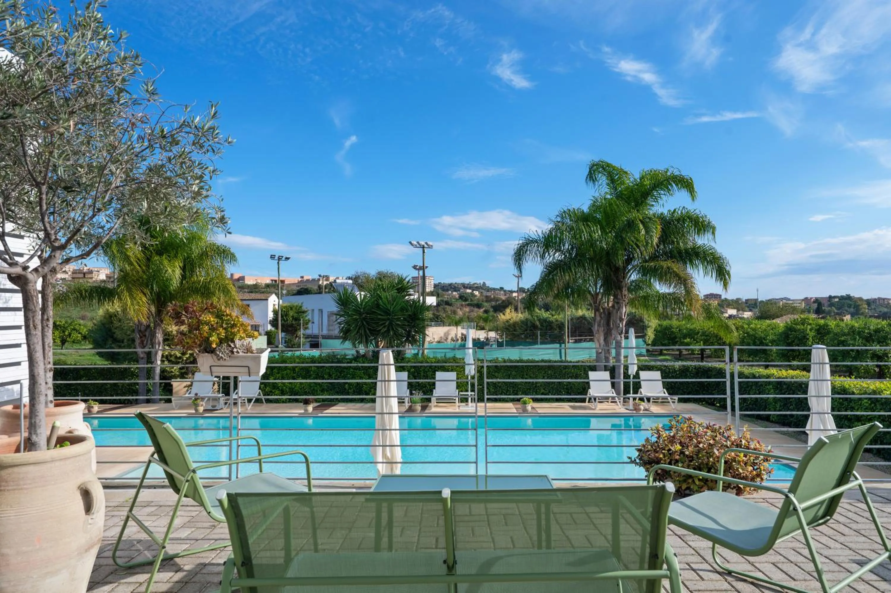 Swimming pool in Villa Landolina