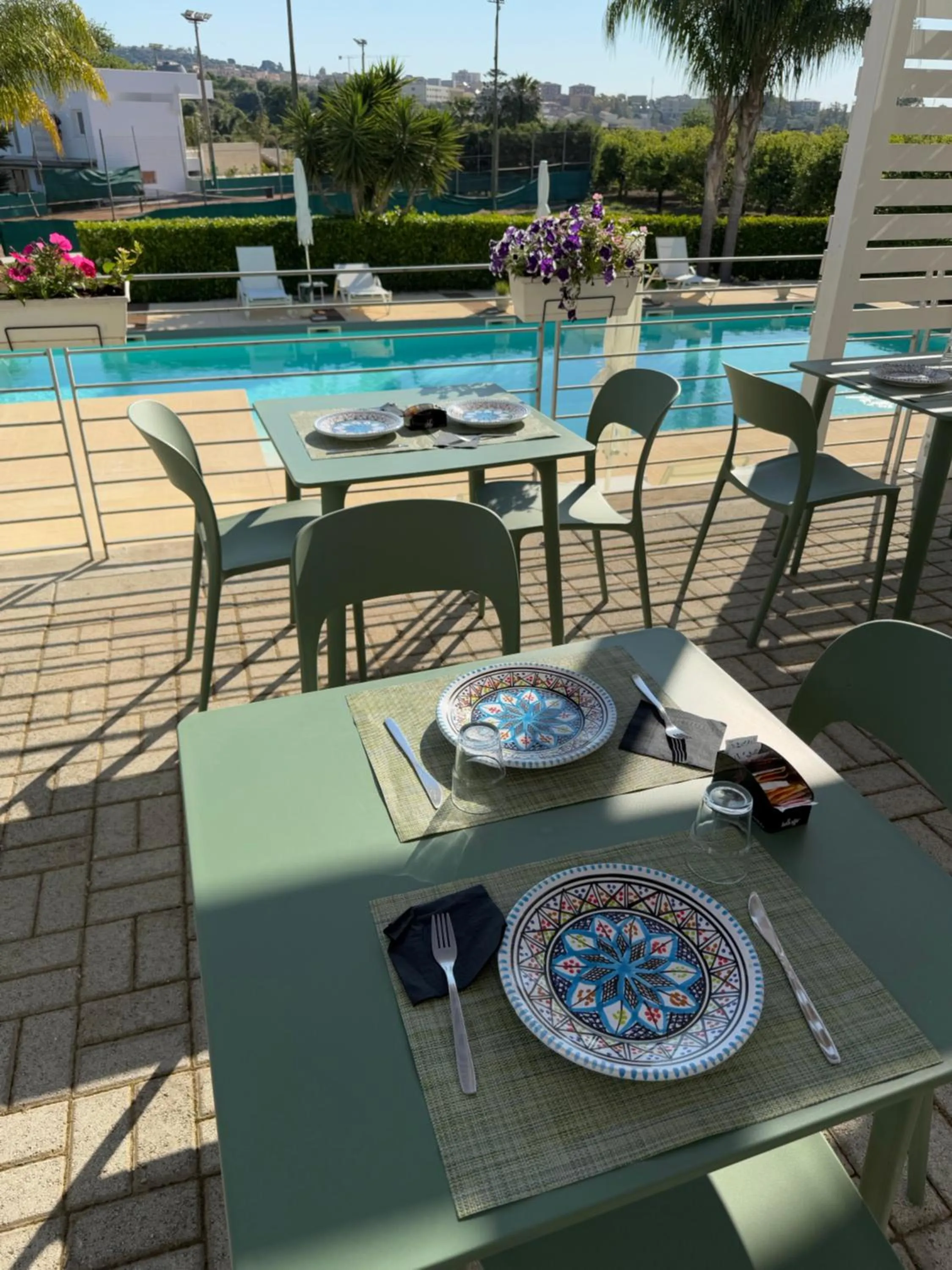 Food and drinks in Villa Landolina