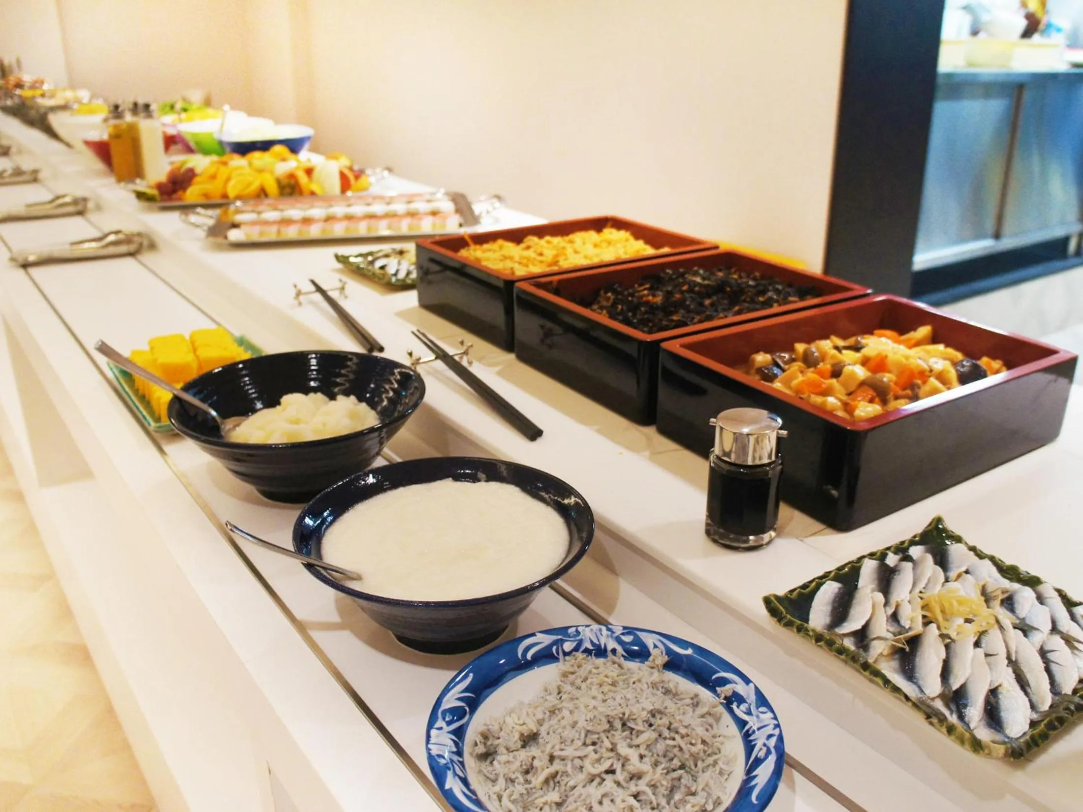 Buffet breakfast in Hotel Abest Grande Okayama