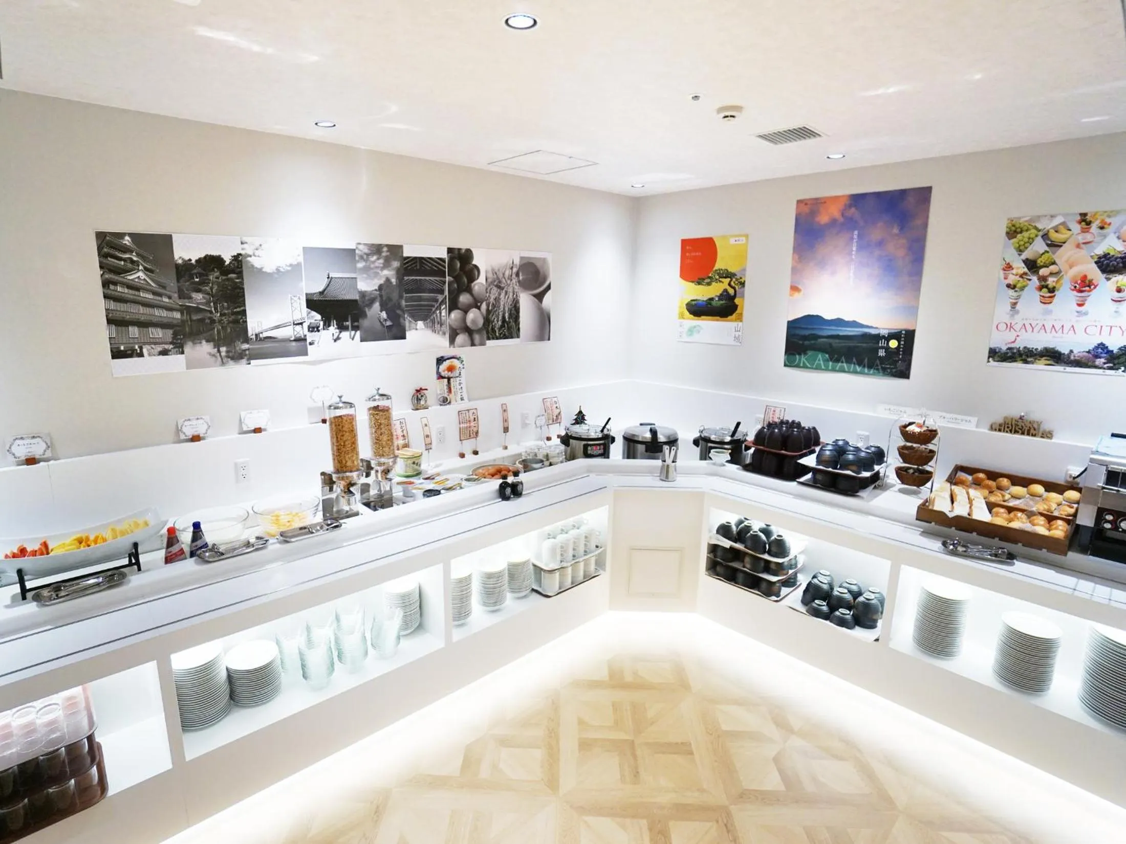 Buffet breakfast in Hotel Abest Grande Okayama