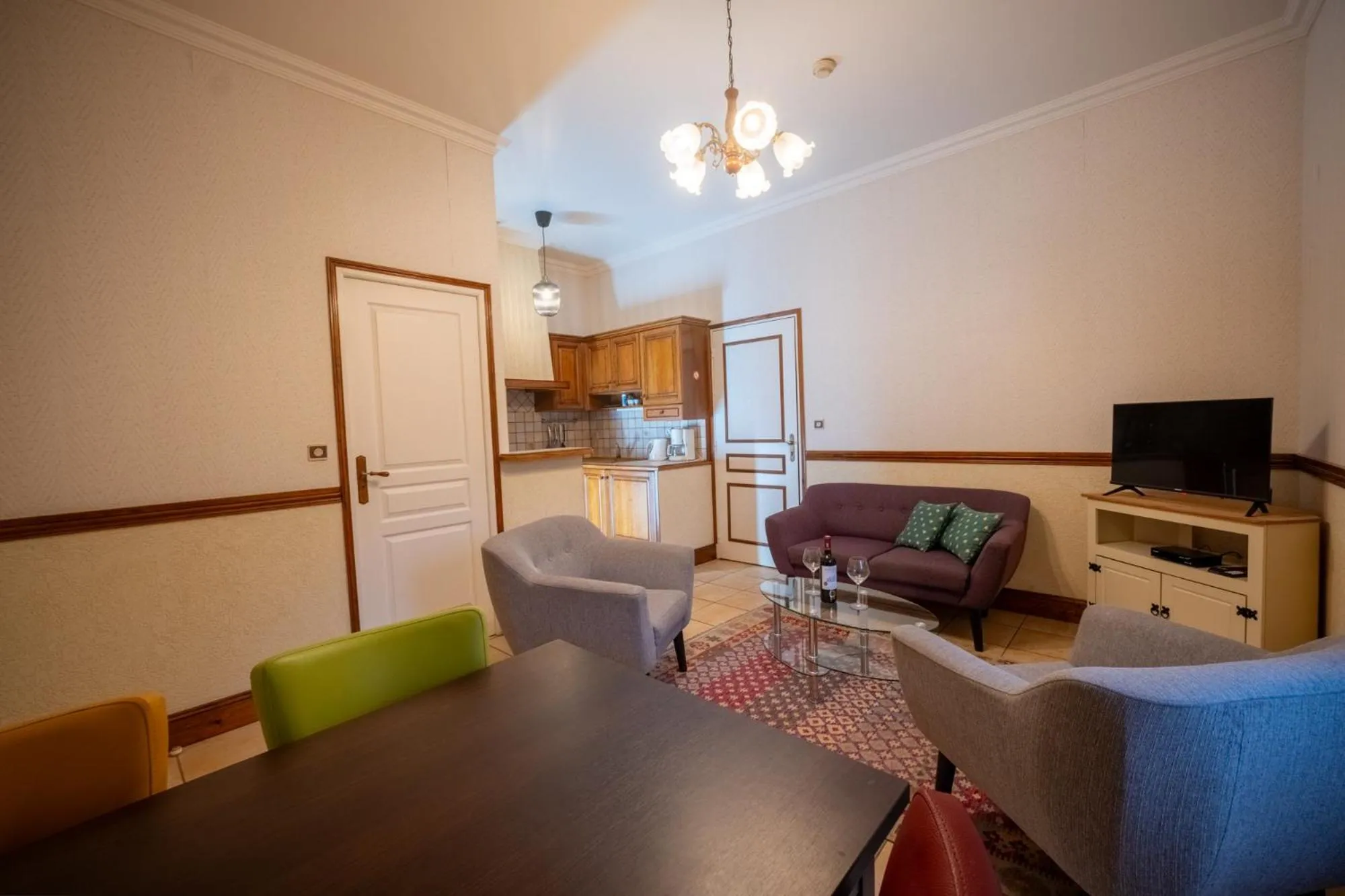 Living room in Les Magnolias holiday homes