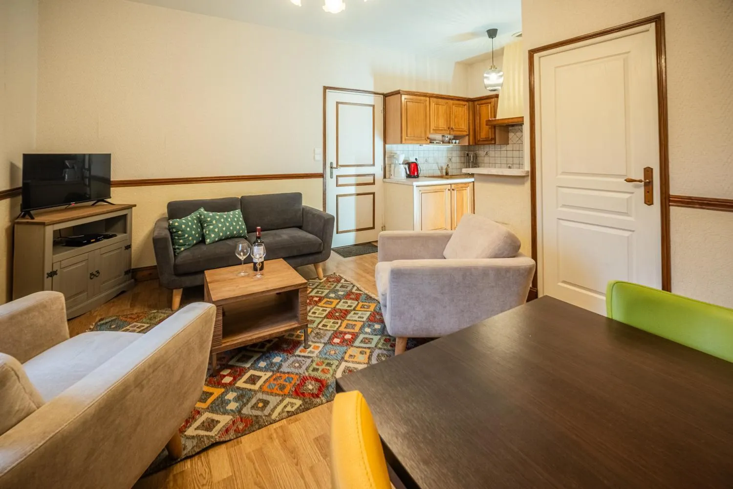 kitchen in Les Magnolias holiday homes