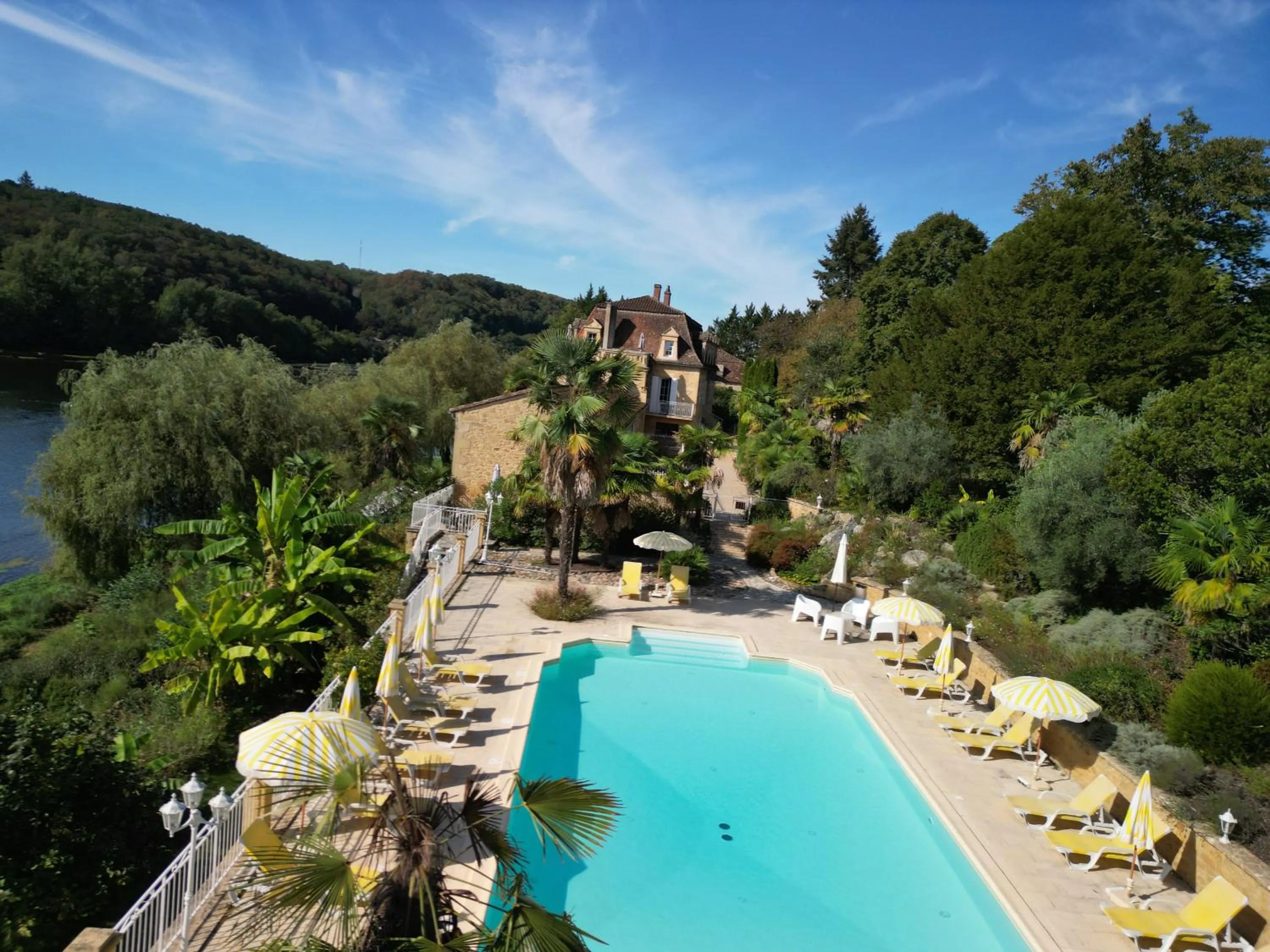 River view in Les Magnolias holiday homes